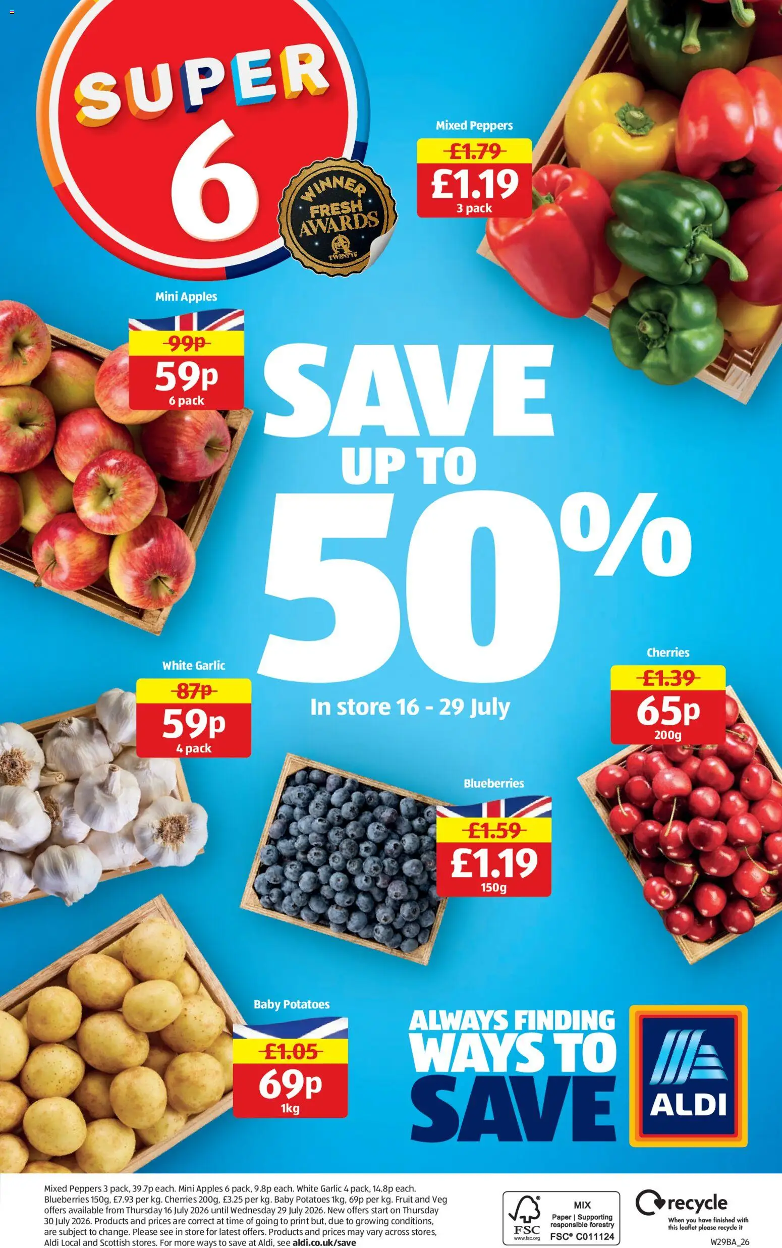 {H1} | Page: 20 | Products: Fruit, Garlic, Blueberries, Potatoes