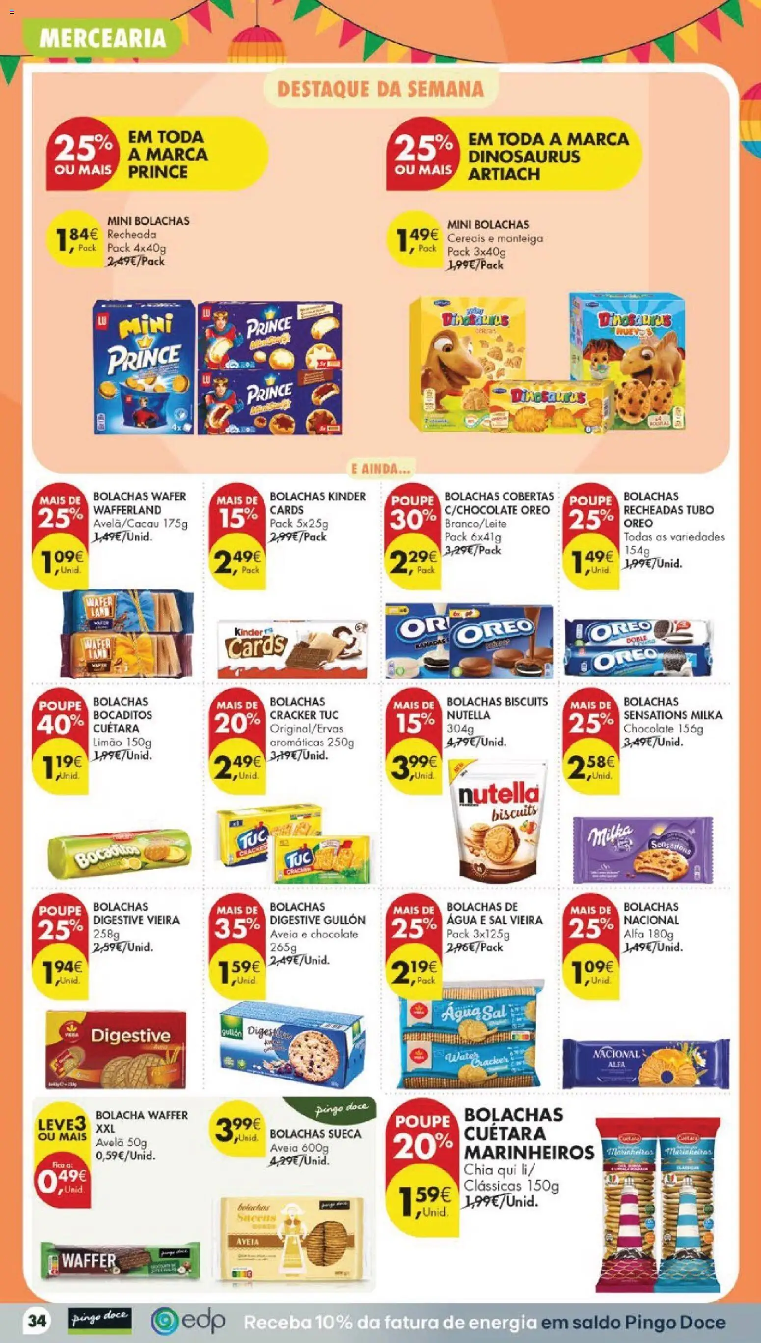 Pingo Doce folheto │ válido de 09.06.2026 | Página: 36 | Produtos: Aveia, Bolachas, Sal, Chocolate
