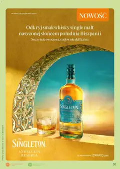 Pogląd oferty "Eurocash gazetka - Katalog Alkoholowy" - ważna od 01.05.2026 | Strona: 30 | Produkty: Whisky Single Malt, Whisky