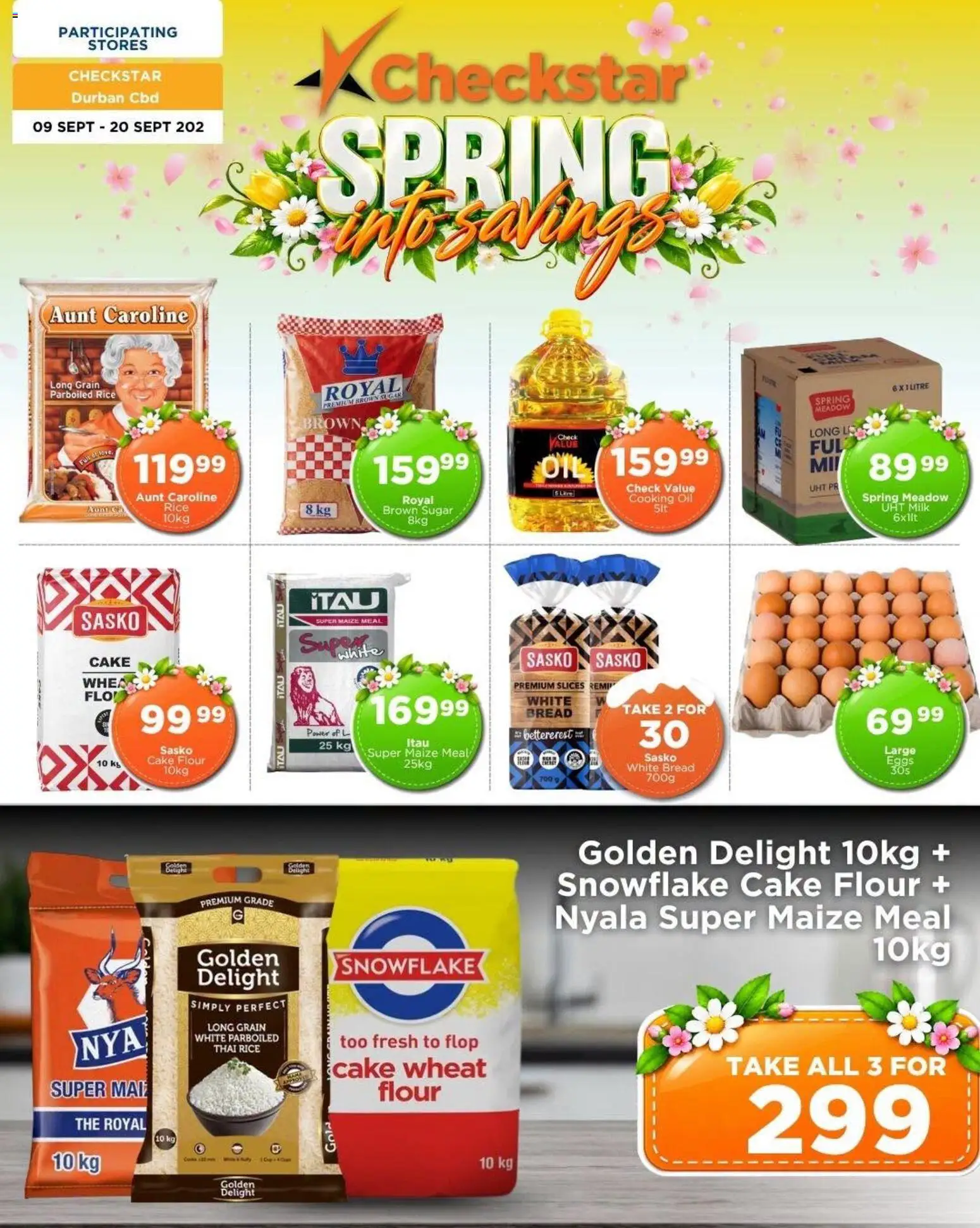 New Check Star catalogue – valid from 09/09/2026 | Page: 1 | Products: Cake, Meadow, Oil, Bread