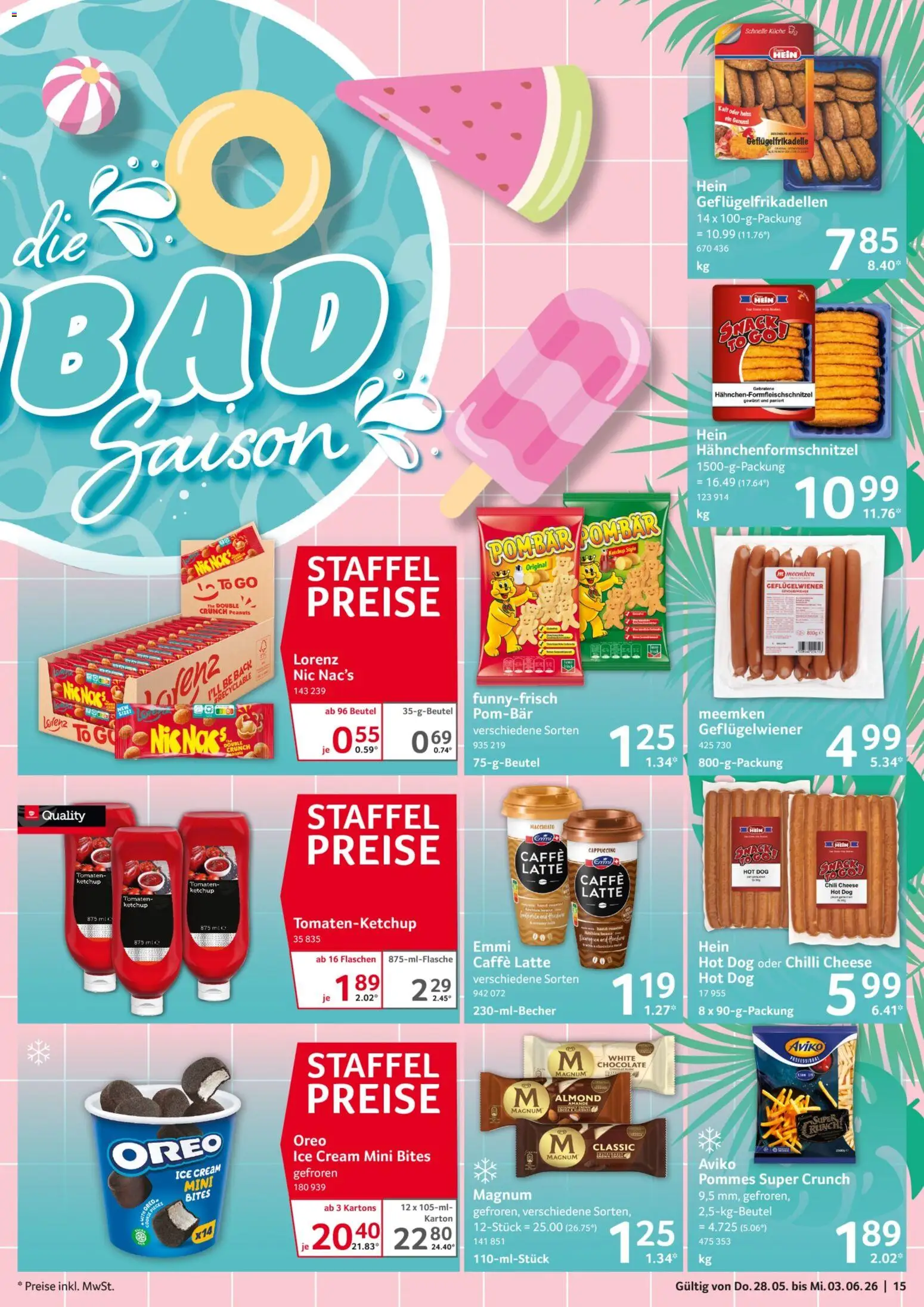 Selgros Prospekt – gültig ab 28.05.2026 | Seite: 15 | Produkte: Pommes, Küche, Tomaten, Ketchup