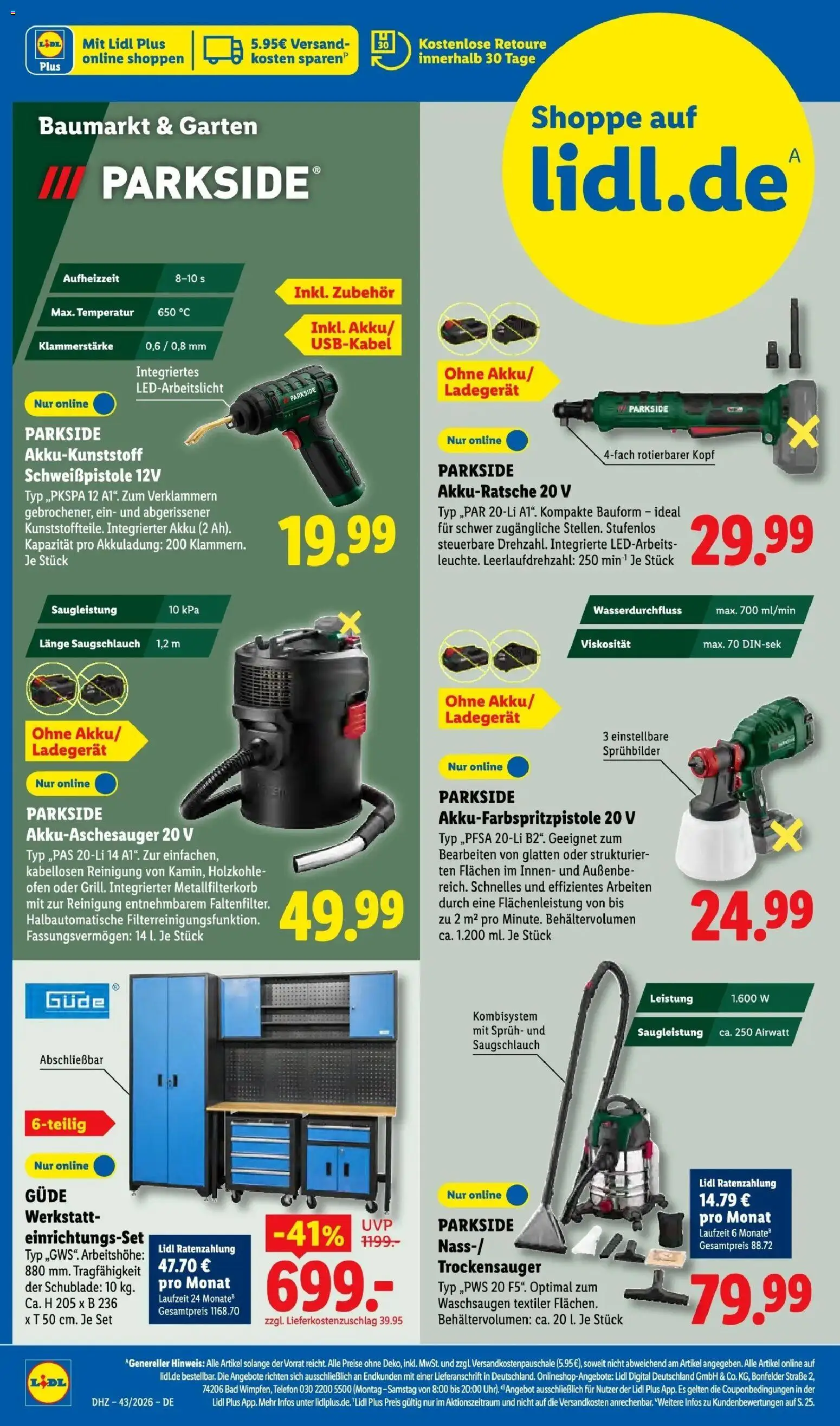 Lidl Prospekt Villingen-schwenningen (ab 19.10.2026) zum Blättern » Angebote | Seite: 48 | Produkte: Ofen, Bad, Ladegerät, Telefon