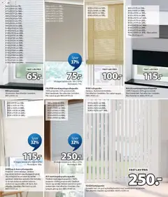 HVEM up & down plisségardin, Polyester. Dette alsidige, trådløse top-down bottom-up plisségardin giver dig mulighed for at hæve og sænke gardinet i både top og bund. Det betyder, at du kan skabe en perfekt balance mellem lys og privatliv i dit hjem. Kan afkortes i bredden. Fås i hvid og grå. B60 x H130 cm gyldig fra 31/07/2026 | Side: 20 | Produkter: Plisségardin