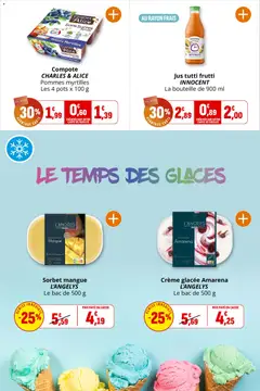 Coccinelle - Prévisualisation de Coccinelle - Express valide à partir de 01/07/2026 | Page: 11 | Produits: Myrtilles, Jus, Pommes, Crème