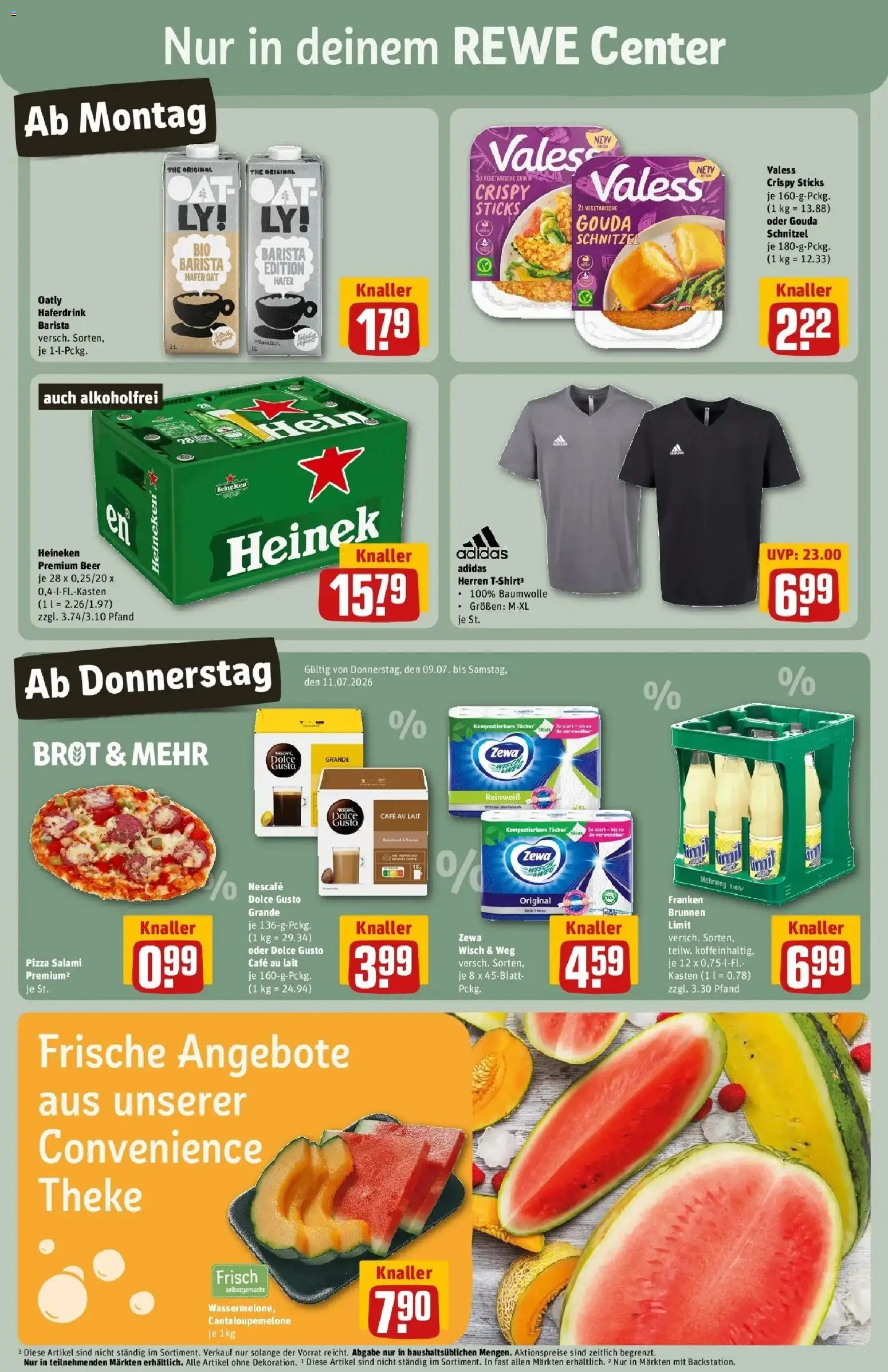 Rewe Prospekt München – gültig ab 06.07.2026 | Seite: 3 | Produkte: Gouda, Zewa, Heineken, Pizza