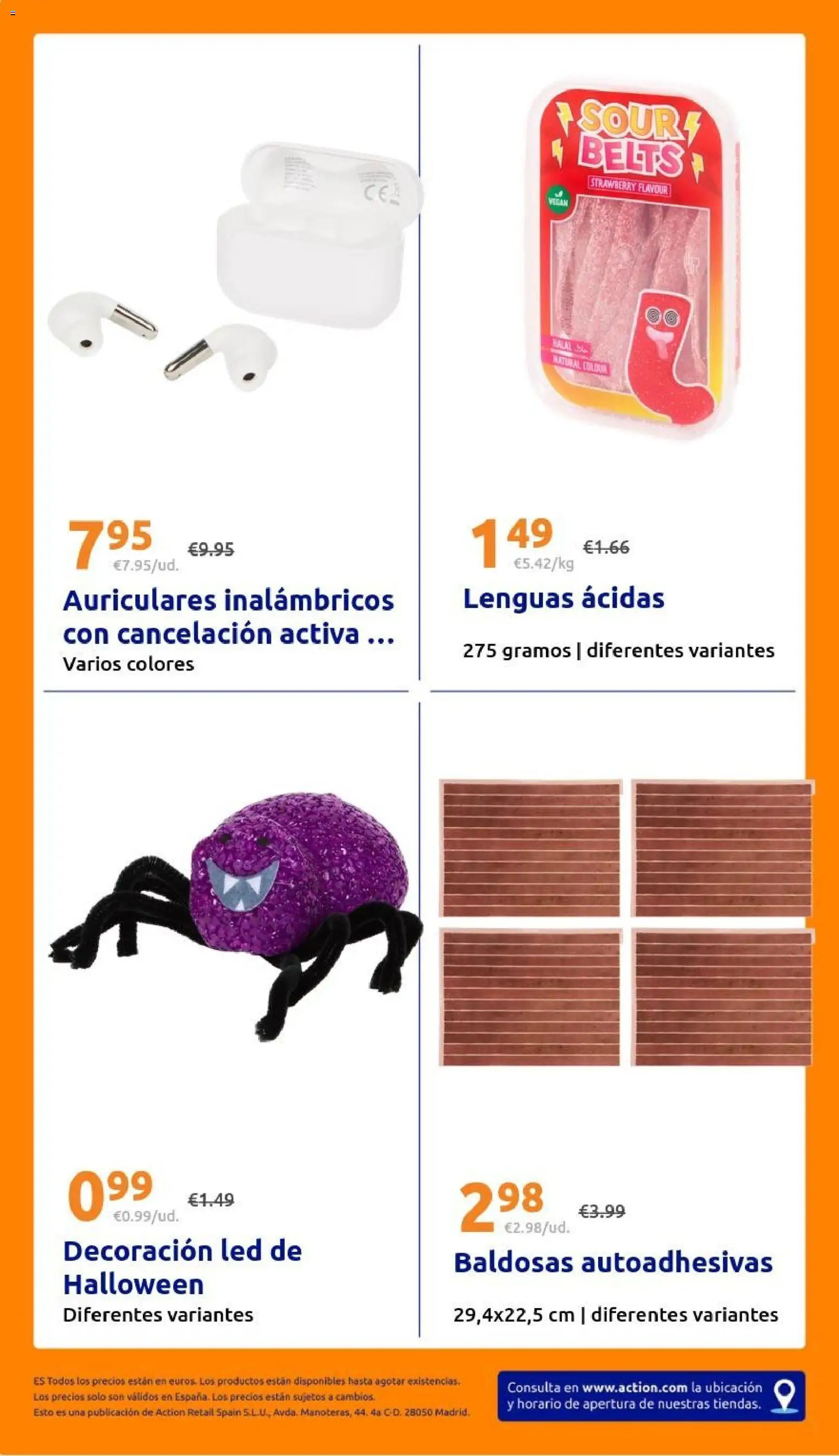 Action folleto │ válido desde el 21/10/2026 | Página: 32 | Productos: Auriculares, Auriculares inalámbricos, Decoración, Baldosas