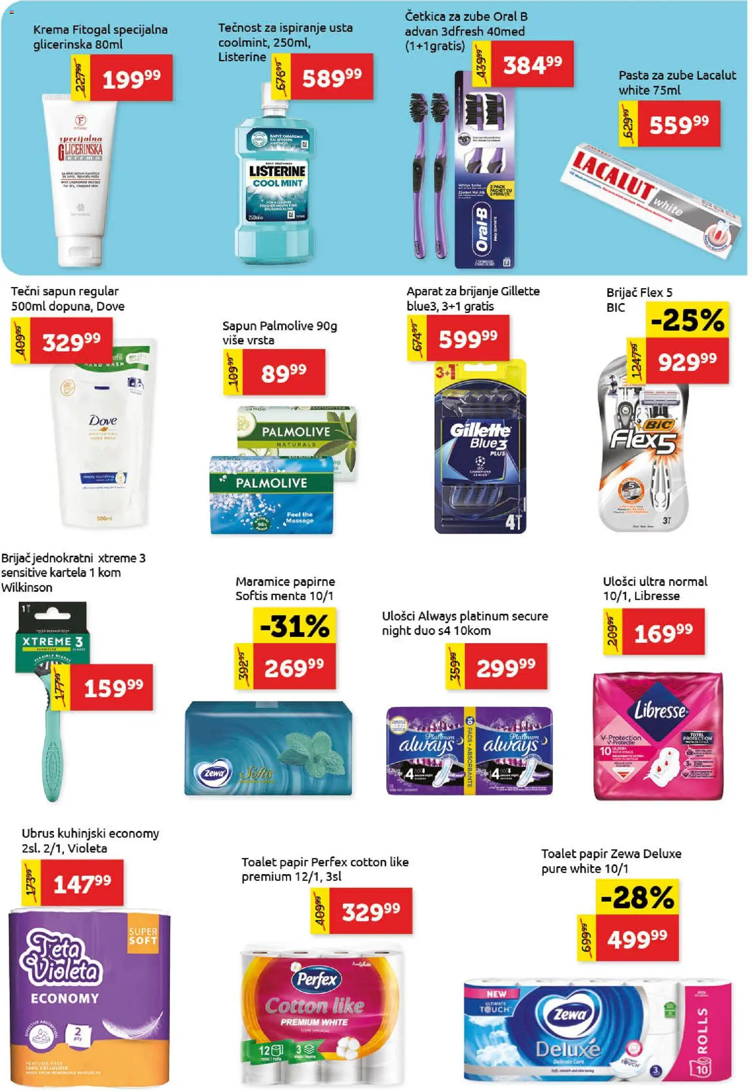 SuperVERO katalog - važi od 15.10.2026 | Strana: 21 | Proizvode: Tečni sapun, Maramice, Aparat za brijanje, Tečnost za ispiranje usta