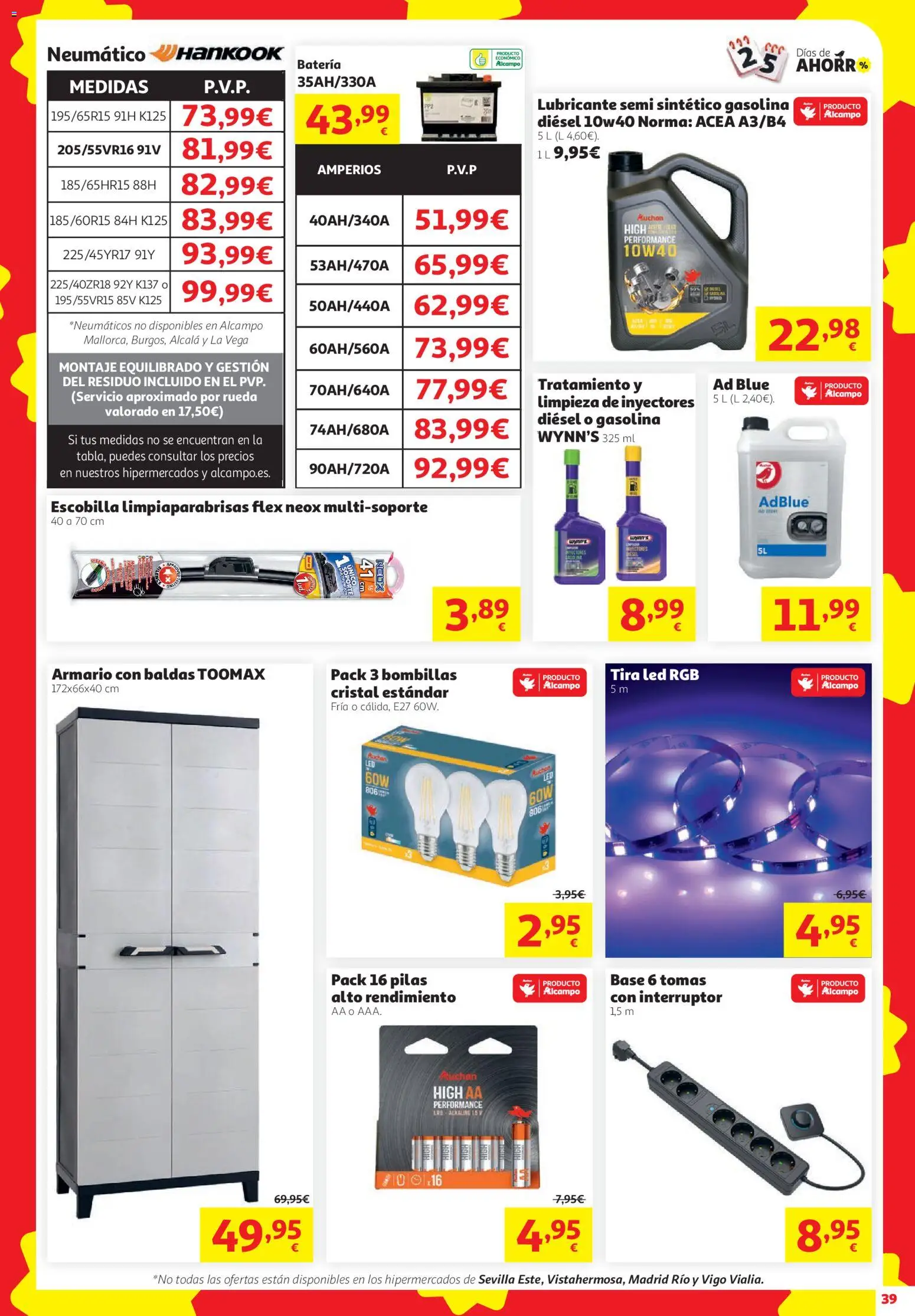 Alcampo folleto │ válido desde el 08/10/2026 | Página: 39