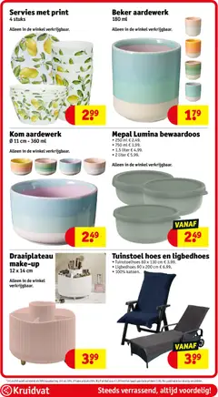 Kruidvat folder week 27 - Voorbeeld van een folder van Kruidvat, geldig van 30-06-2026 | Pagina: 74 | Producten: Servies, Kom, Beker, Kan