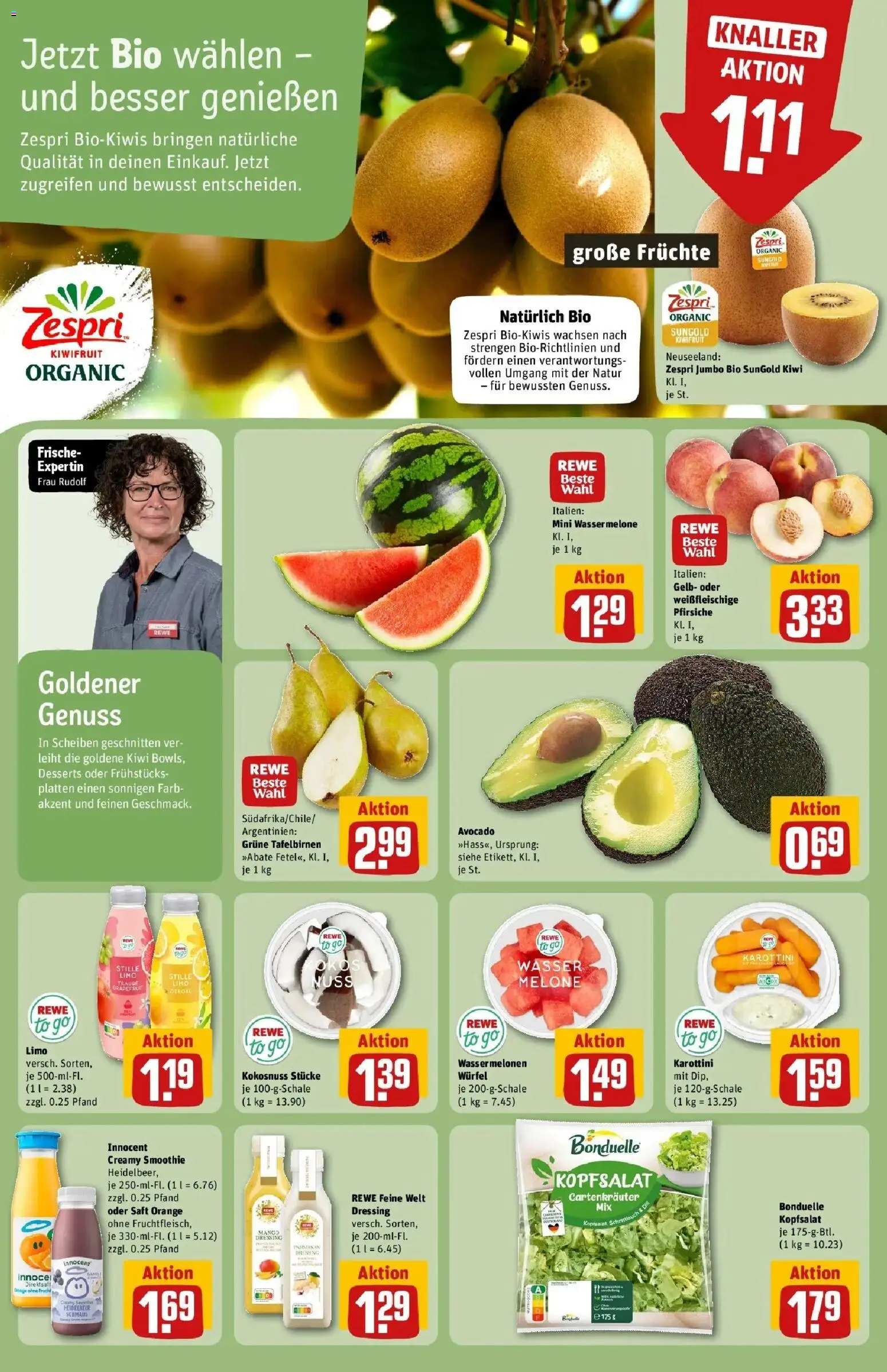 Rewe Prospekt München – gültig ab 13.07.2026 | Seite: 6 | Produkte: Grapefruit, Wasser, Mango, Saft