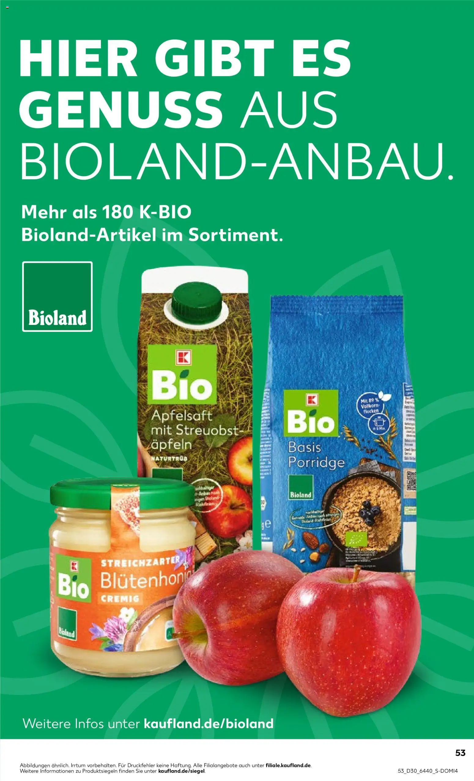 Kaufland Prospekt Hannover – gültig ab 23.07.2026 | Seite: 53 | Produkte: Apfelsaft