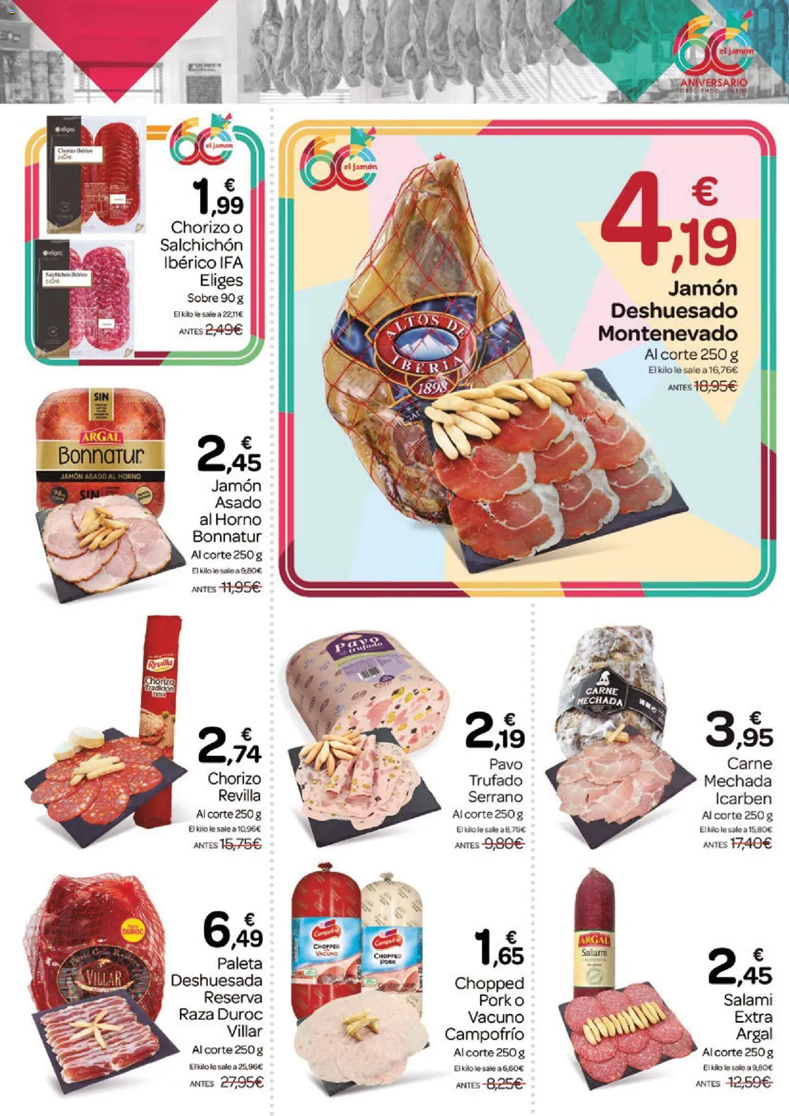 Supermercados El Jamón folleto │ válido desde el 27/08/2026 | Página: 27 | Productos: Jamón, Horno, Salami, Carne