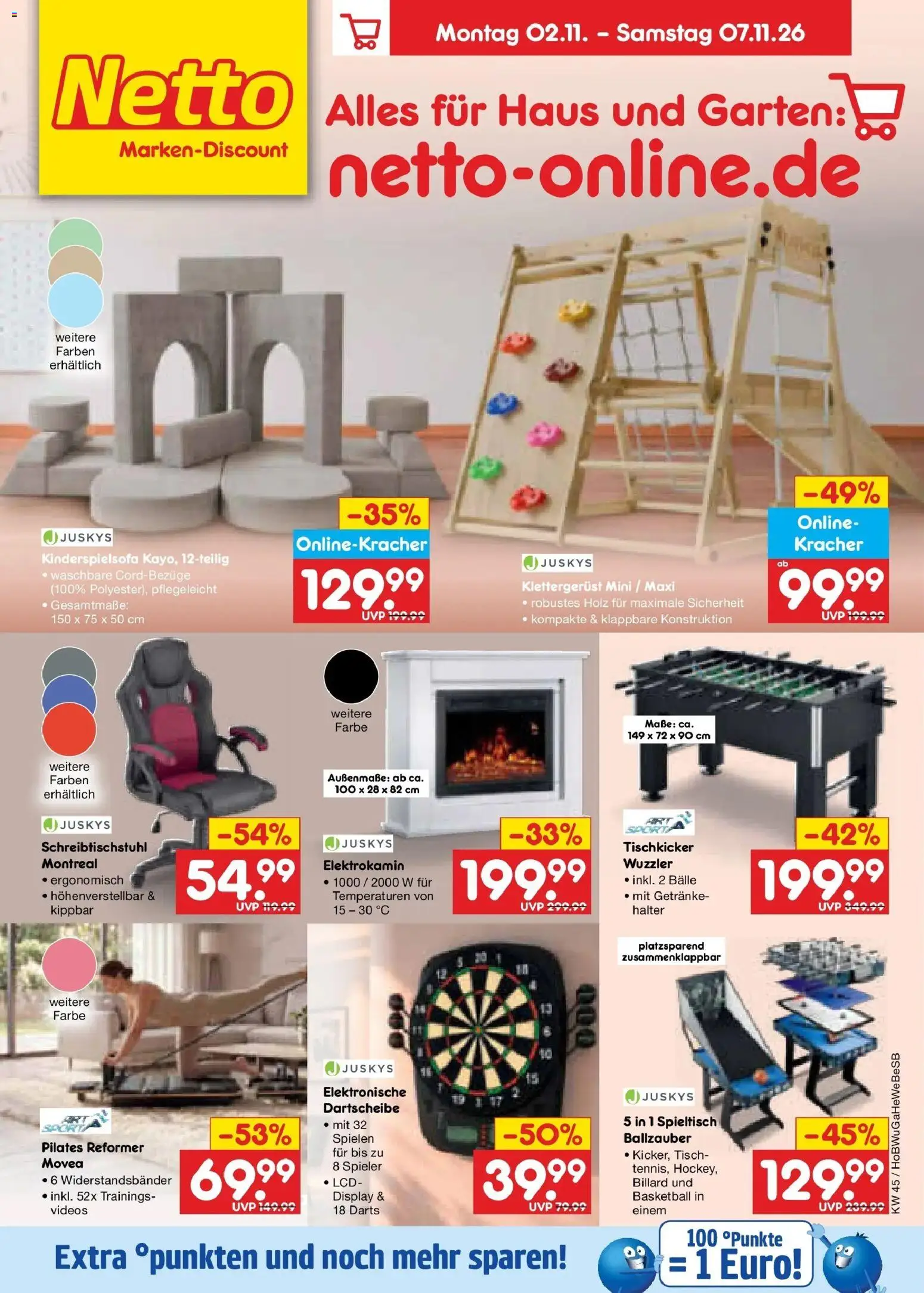 Netto Marken-Discount Prospekt Berlin-Prenzlauer Berg (ab 02.11.2026) » Angebote | Seite: 42 | Produkte: Tisch, Basketball