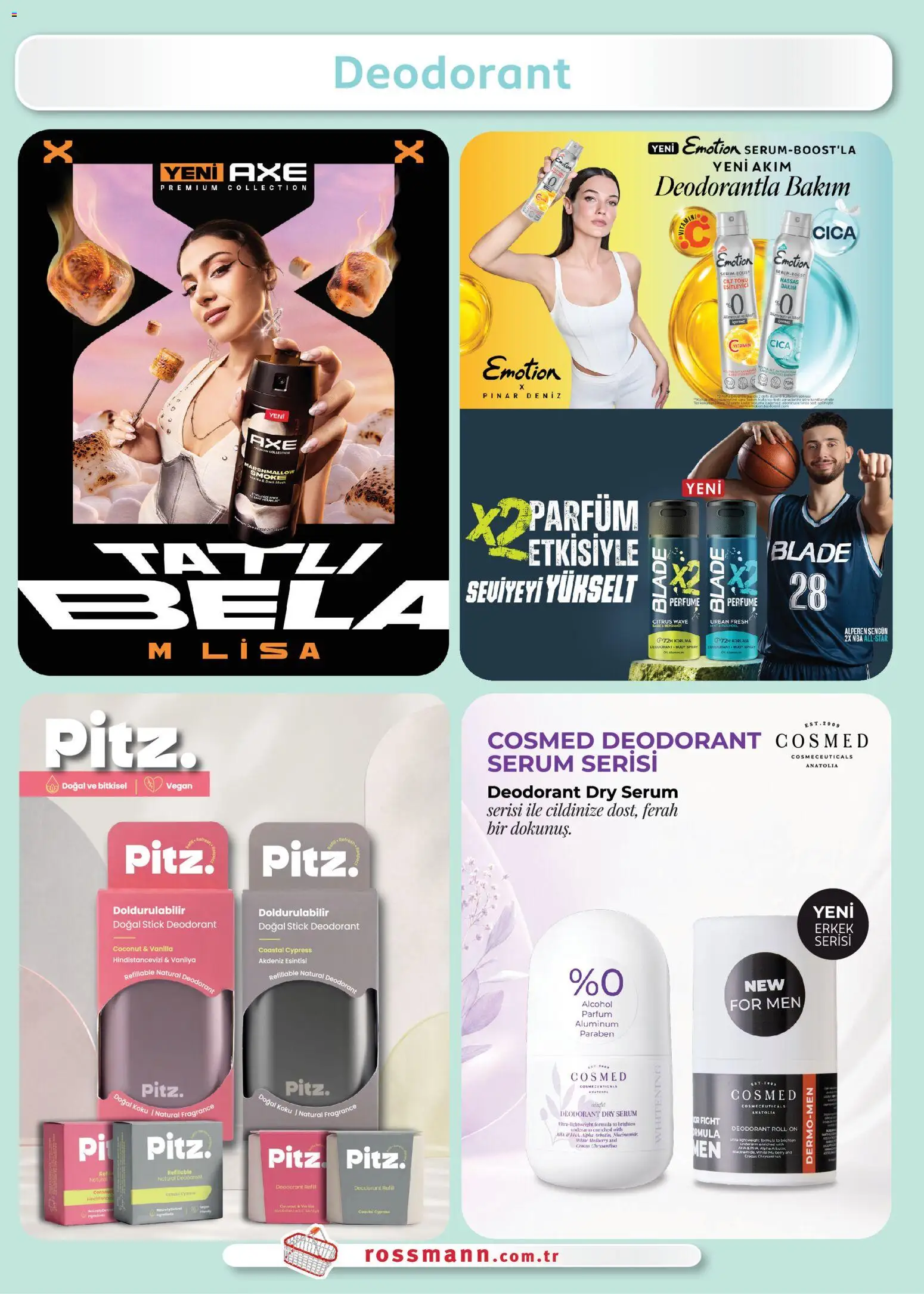 Rossmann - Eylül Kişisel Bakım Kataloğu - 28 Ağustos 2026 tarihinden itibaren geçerlidir | Sayfa: 18 | Ürünler: Deodorant, Parfüm, Koku