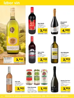 Tuš katalog akcije – veljaven od 01.09.2026 | Stran: 18 | Izdelki: Penina, Vino