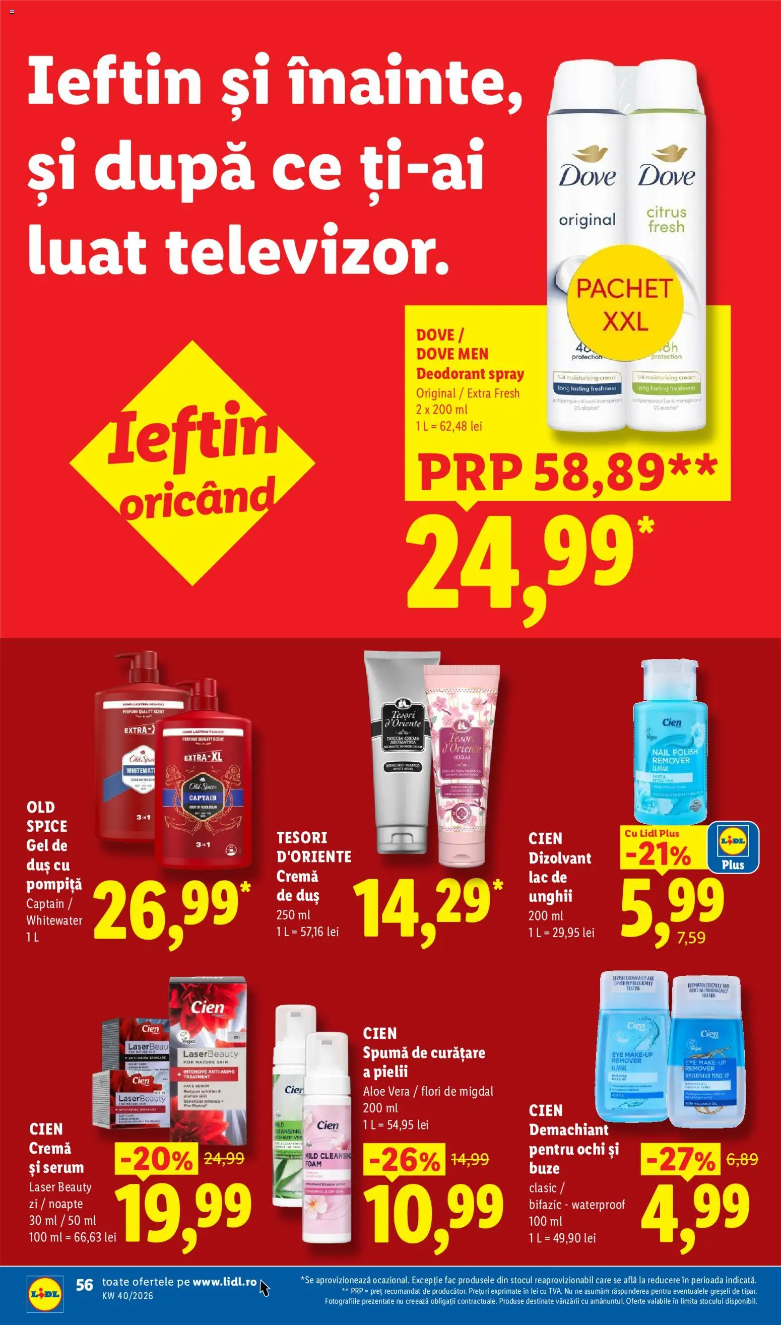 Noul catalog Lidl – valabil de la 28.09.2026 | Pagină: 56