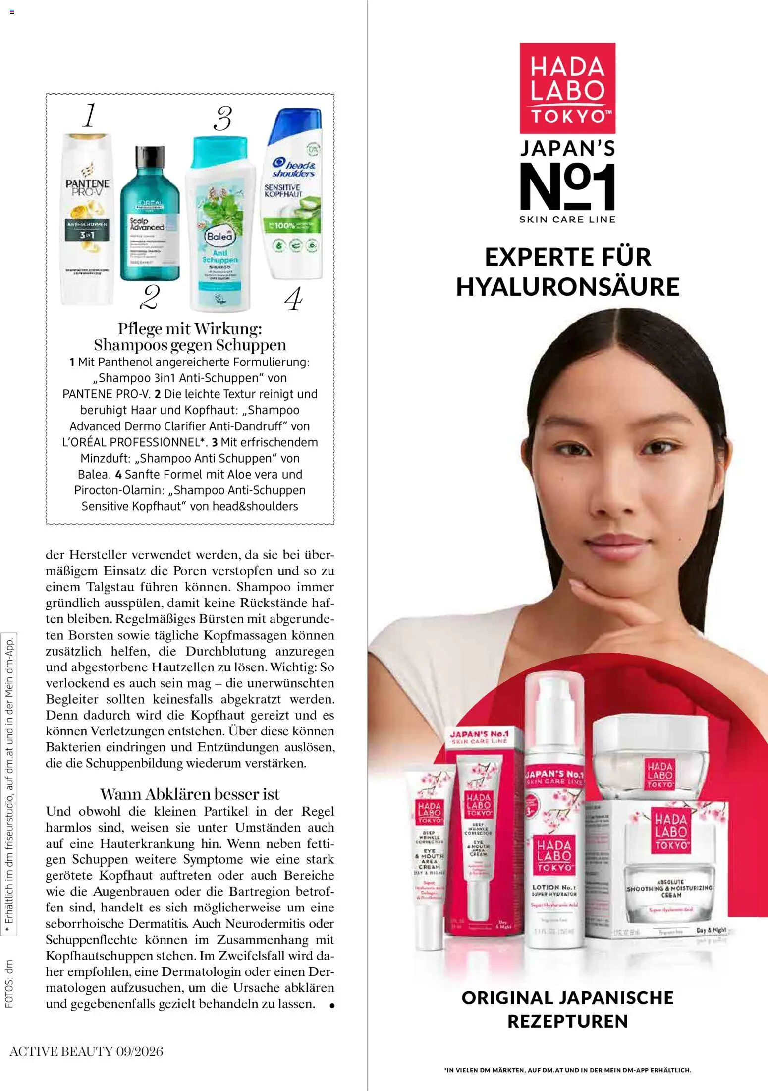 dm drogerie markt Active Beauty Magazin 09/2026 gültig ab 01.09.2026 | Seite: 55 | Produkte: Shampoo