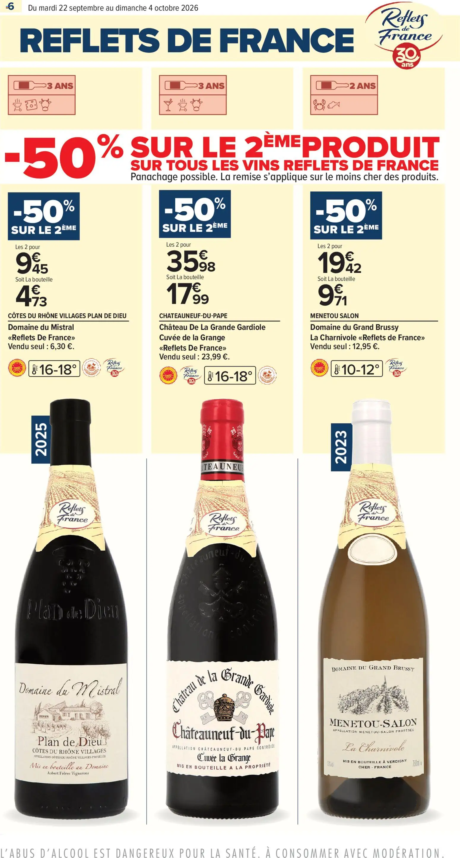 {H1} | Page: 6 | Produits: Bouteille, Chateauneuf du pape