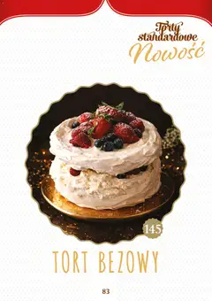 Pogląd oferty "Topaz gazetka - Torty" - ważna od 27.04.2026 | Strona: 83 | Produkty: Tort