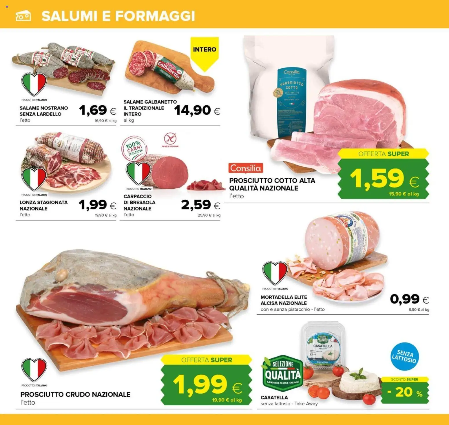 Volantino Oasi del 21.05.2026 | Pagina: 12 | Prodotti: Prosciutto Crudo, Salame, Bresaola, Mortadella
