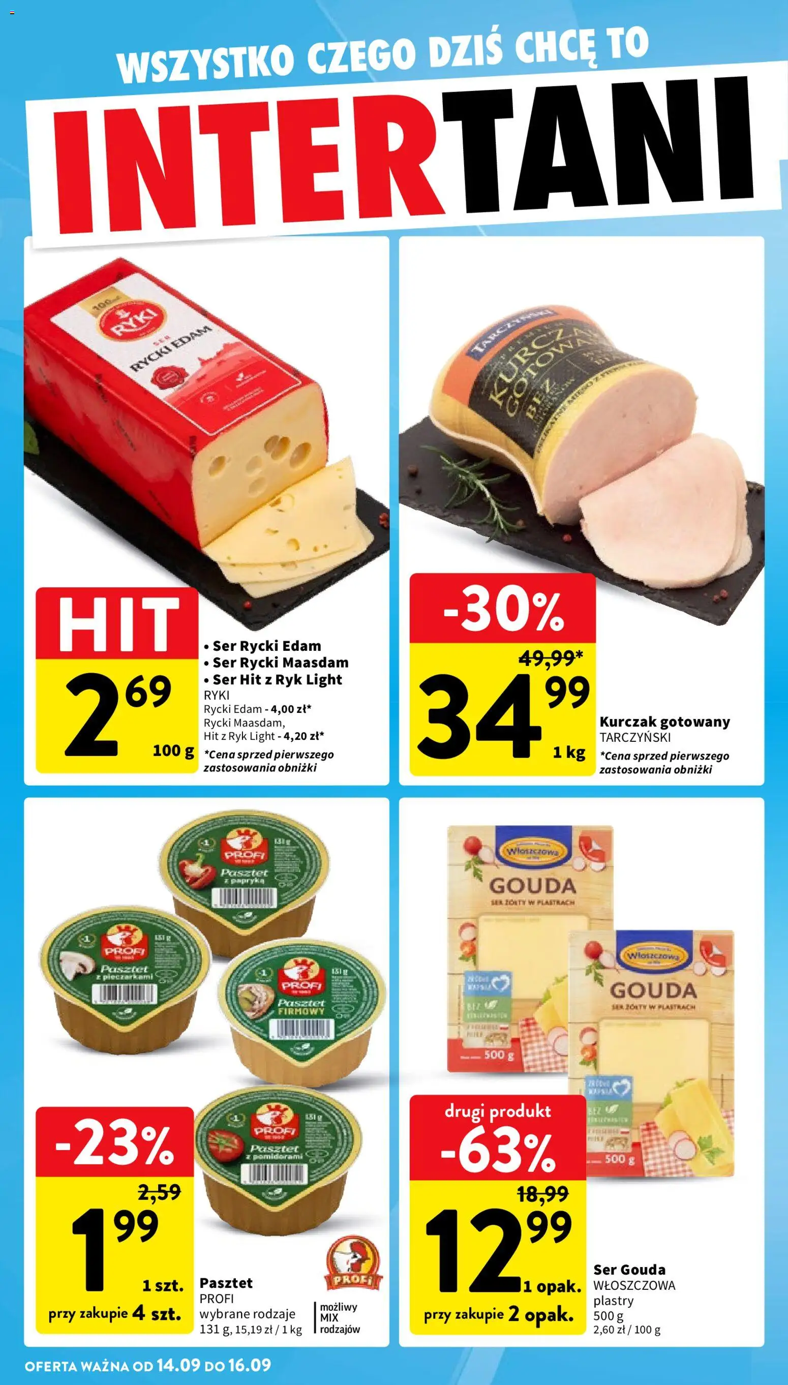 Intermarche gazetka od 10.09.2026 | Strona: 39 | Produkty: Kurczak, Pasztet, Papryka, Ser gouda
