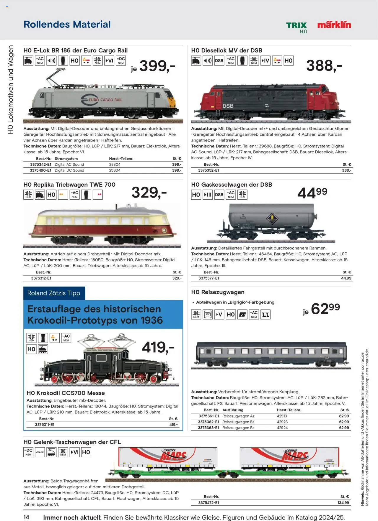 Conrad  Modellbahn Katalog – gültig ab 25.08.2025 | Seite: 16