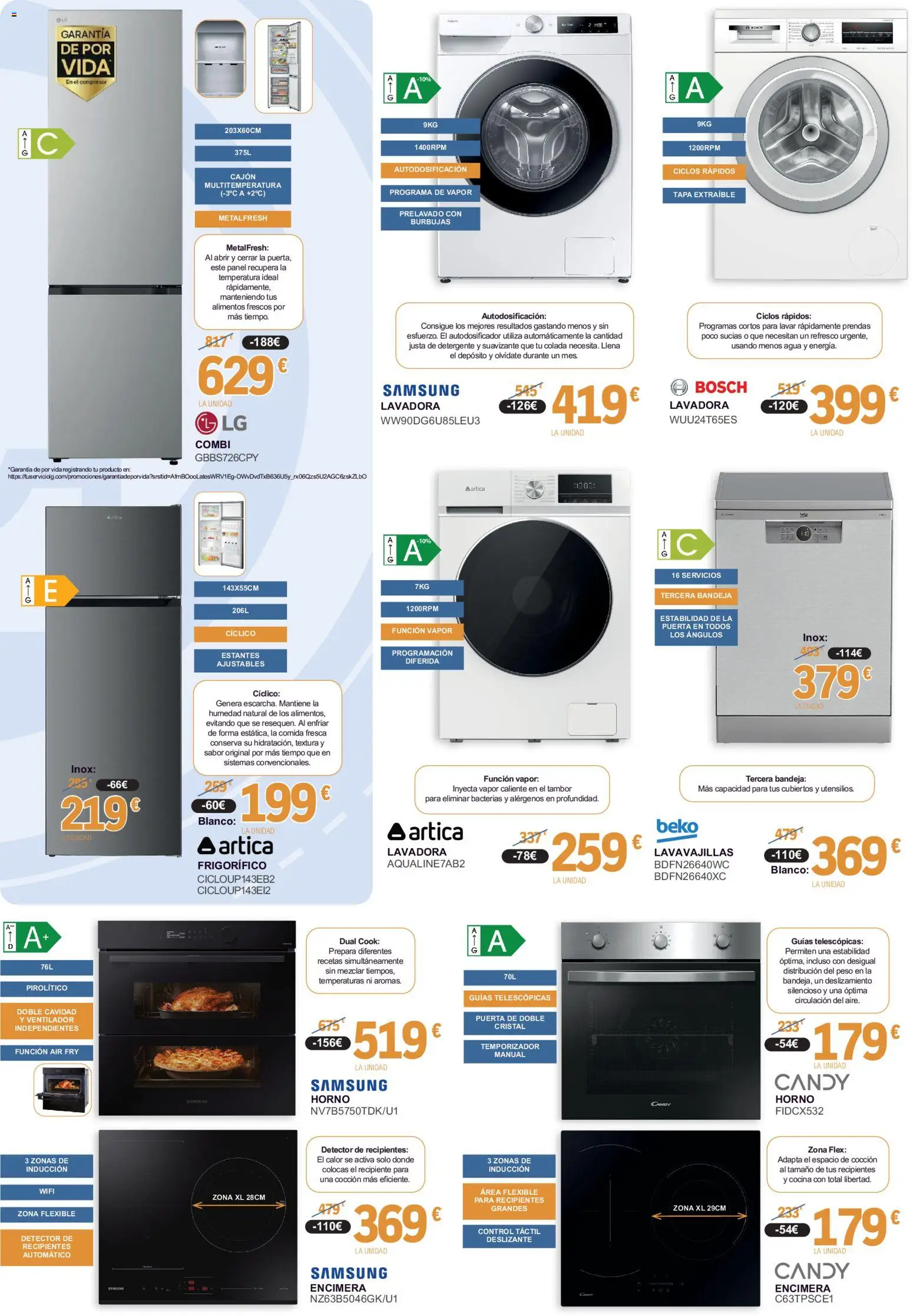 E.Leclerc Rebajas │ válido desde el 31/07/2026 | Página: 2 | Productos: Suavizante, Cocina, Combi, Bandeja