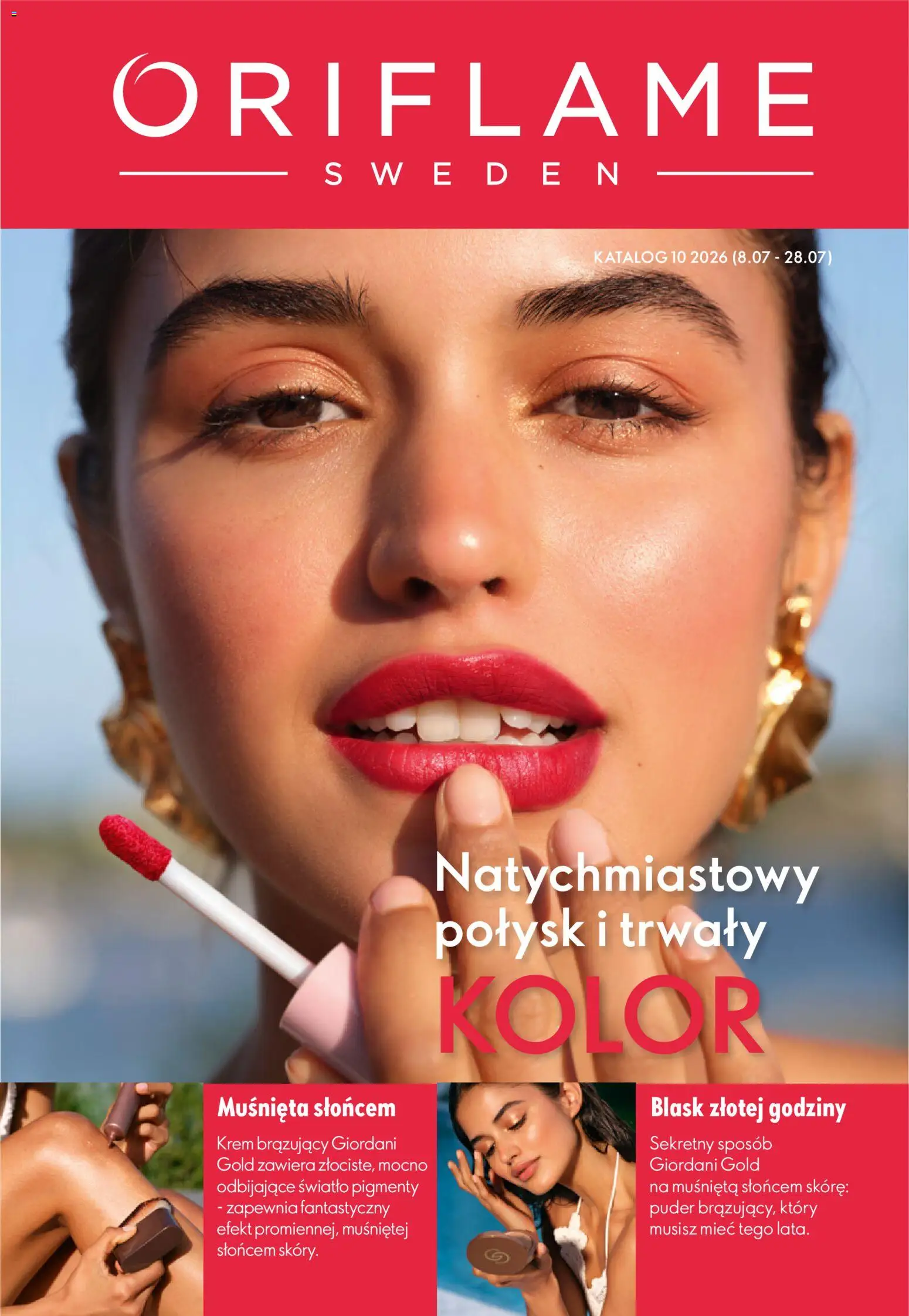 Oriflame Katalog 10 2026 od 08.07.2026 | Strona: 1 | Produkty: Puder, Krem