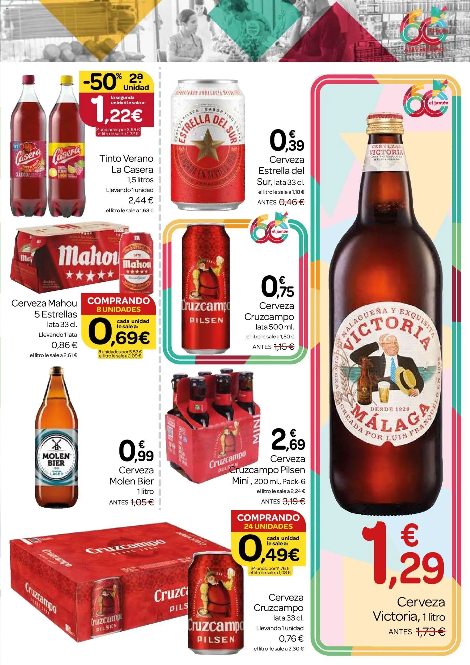Supermercados El Jamón folleto │ válido desde el 30/07/2026 | Página: 5 | Productos: Cerveza