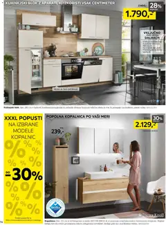 XXXL Lesnina katalog akcije – veljaven od 18.05.2026 | Stran: 14 | Izdelki: Hladilnik, Kuhalna plosca, Pomivalno korito, Blok