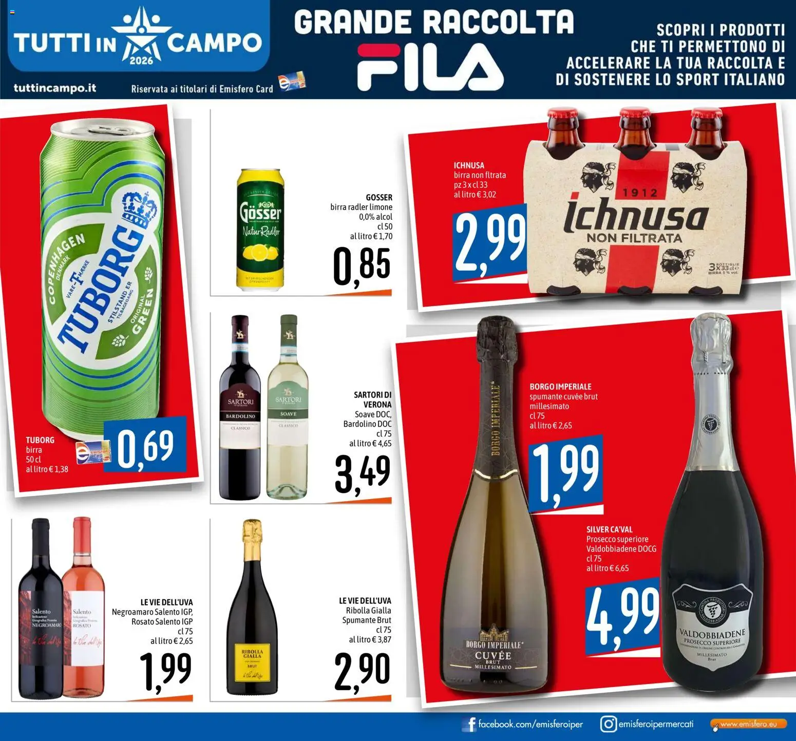 Volantino Emisfero del 24/09/2026 | Pagina: 7 | Prodotti: Alcol, Birra, Limone, Radler