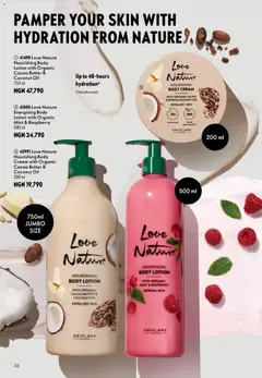 Offer preview "Oriflame - Catalogue 7/2026" | Page: 36 | Products: Butter, Cream, Odstranjivač mrlja, Raspberry