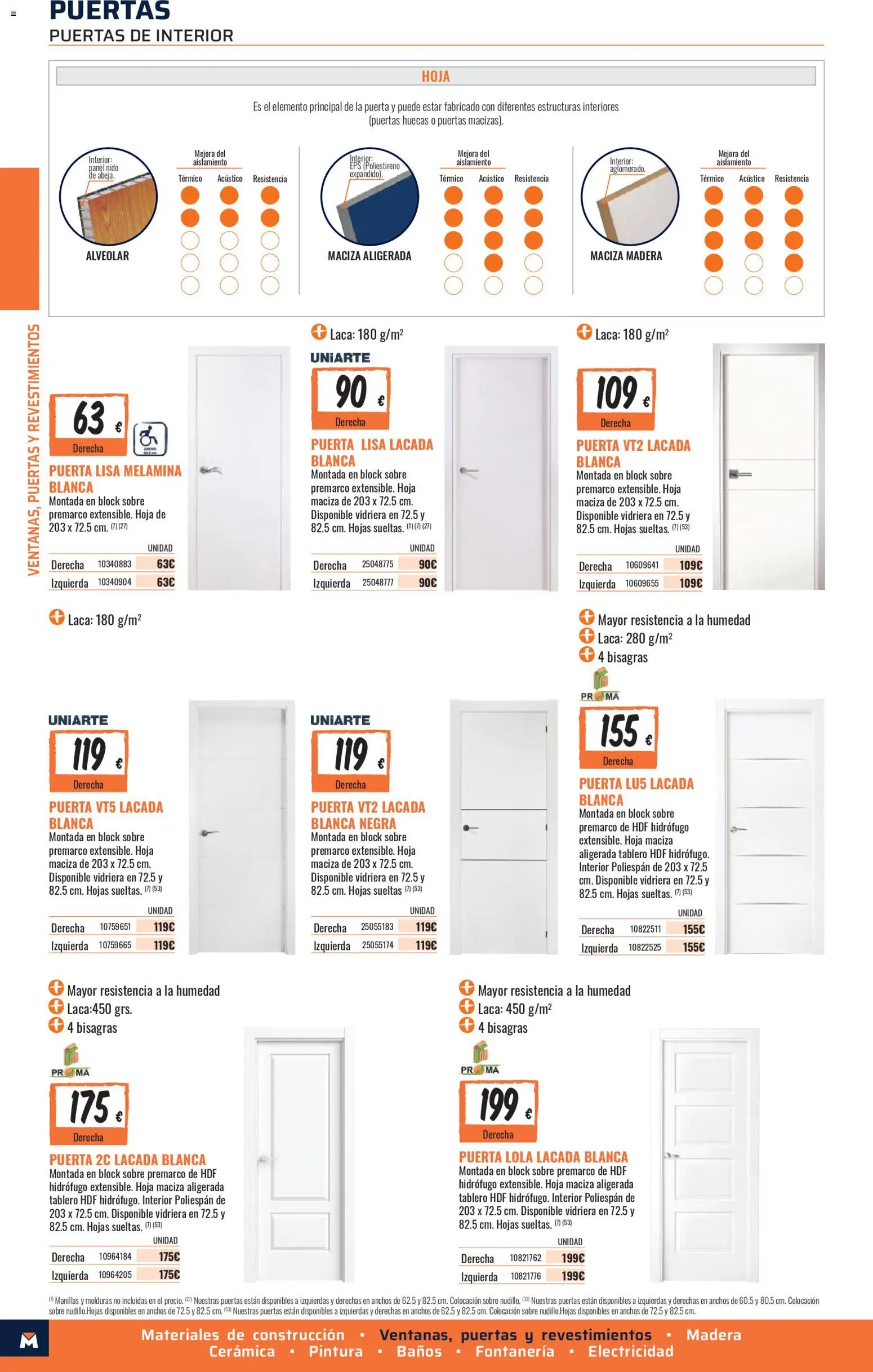 Obramat - Reformas Otono Imprenta Almacenes 14 Bormujos 2026 │ válido desde el 09/10/2026 | Página: 24 | Productos: Puertas