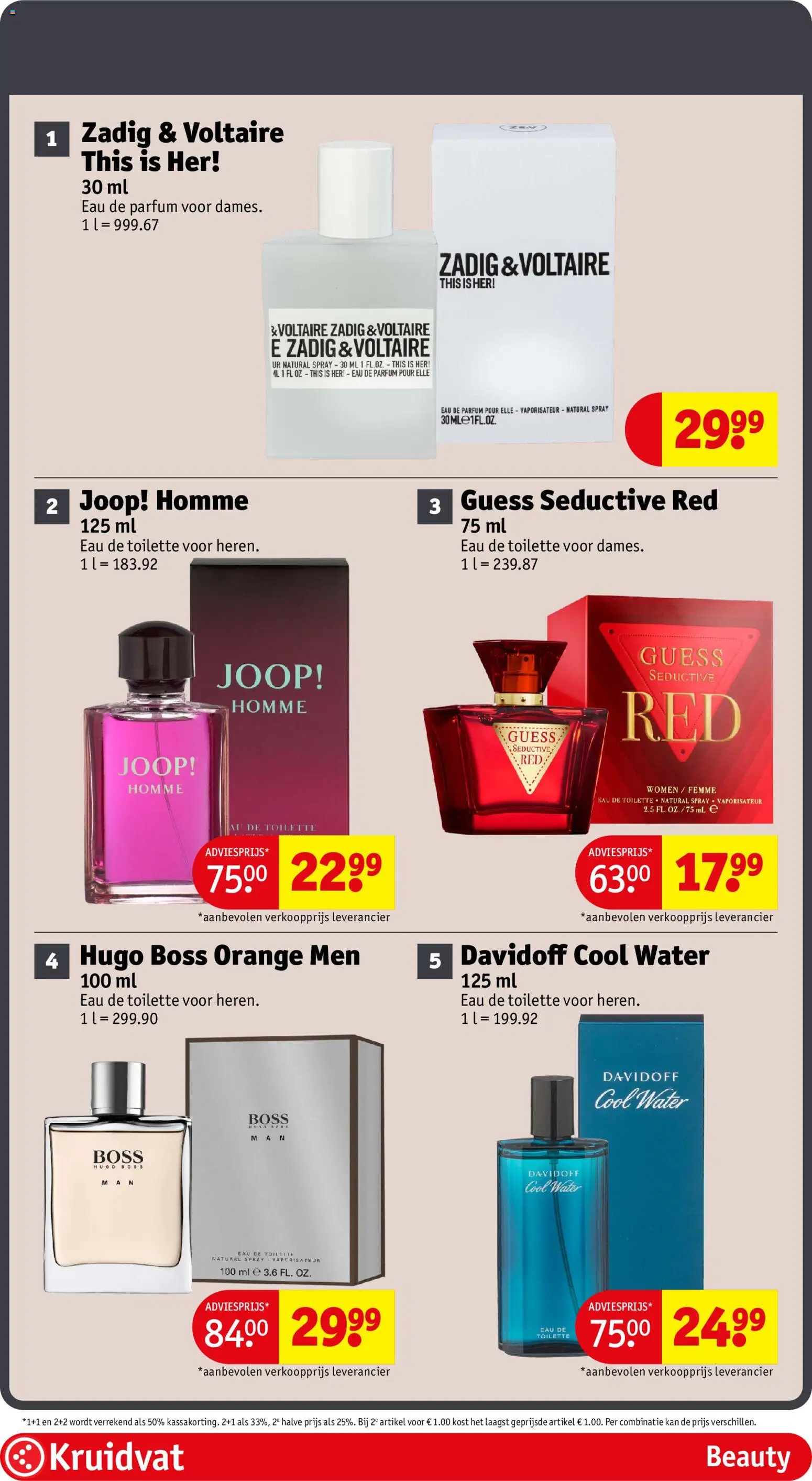 {H1} | Pagina: 23 | Producten: Parfum, Eau de toilette, Water, Kan