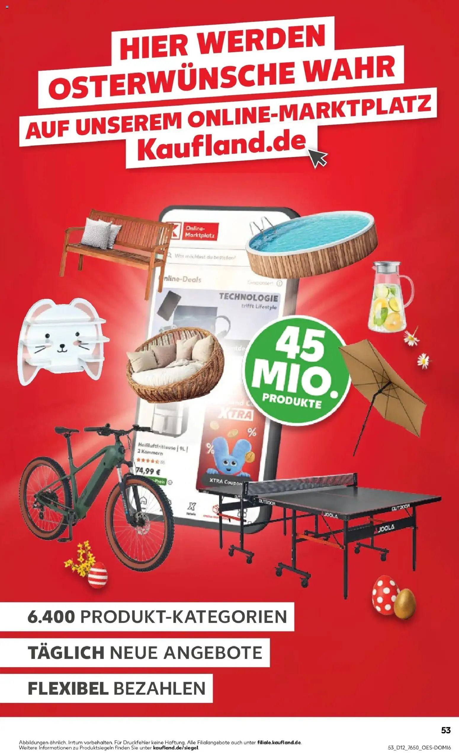 Kaufland Prospekt Burghausen	 – gültig ab 19.03.2026 | Seite: 53 | Produkte: Heißluftfritteuse