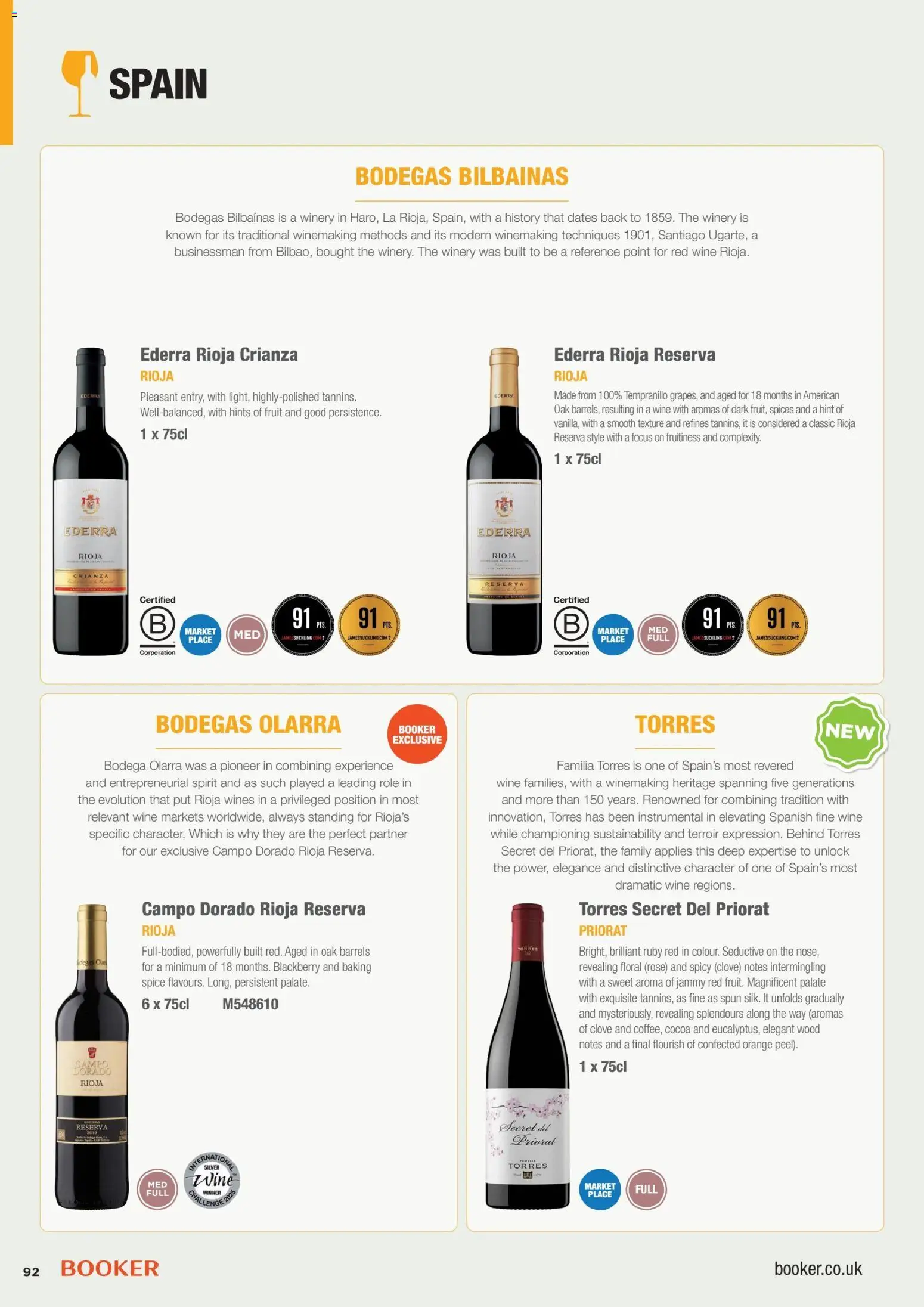 {H1} | Page: 92 | Products: Starting Blocks, Wine, Cocoa, Orange
