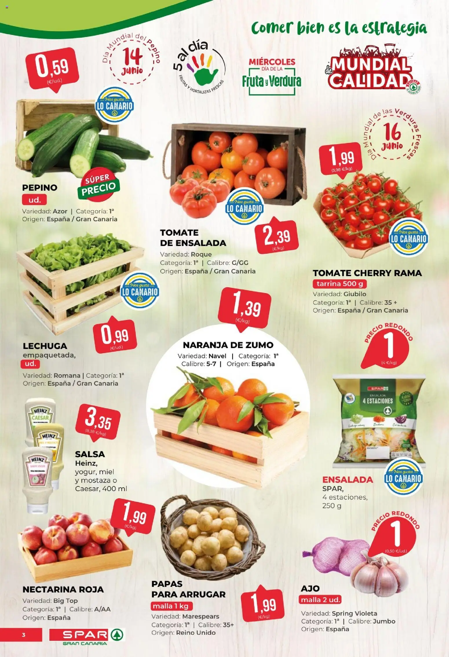 Spar folleto │ válido desde el 12.06.2026 | Página: 3 | Productos: Στιγμιαίος καφές, Ψηφιακή κάμερα, Ροζ πιπέρι, Ensalada
