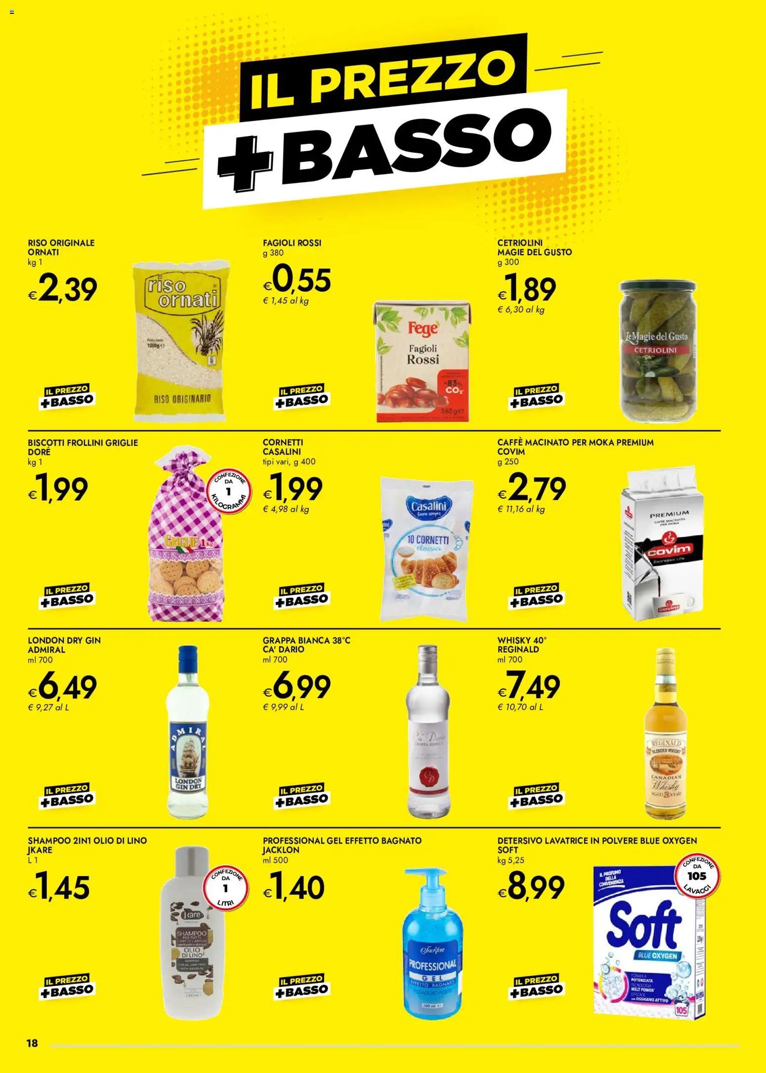 Volantino bennet del 22/10/2026 | Pagina: 18 | Prodotti: Biscotti, Fagioli, Cetriolini, Profumo