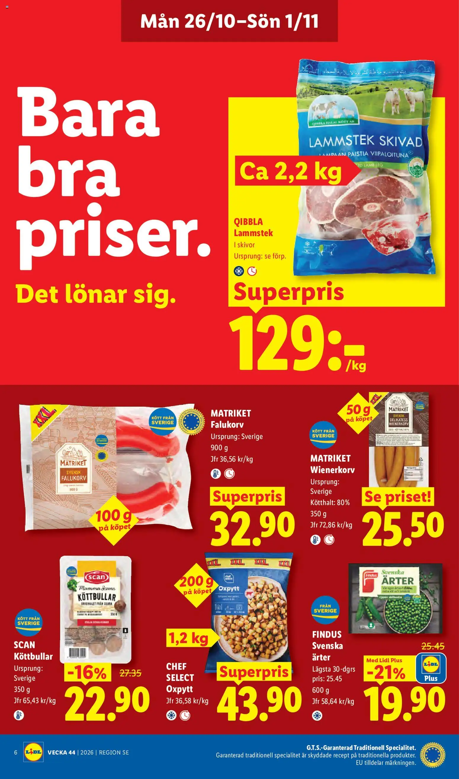 Lidl reklamblad aktuell från 26/10/2026 | Sida: 6