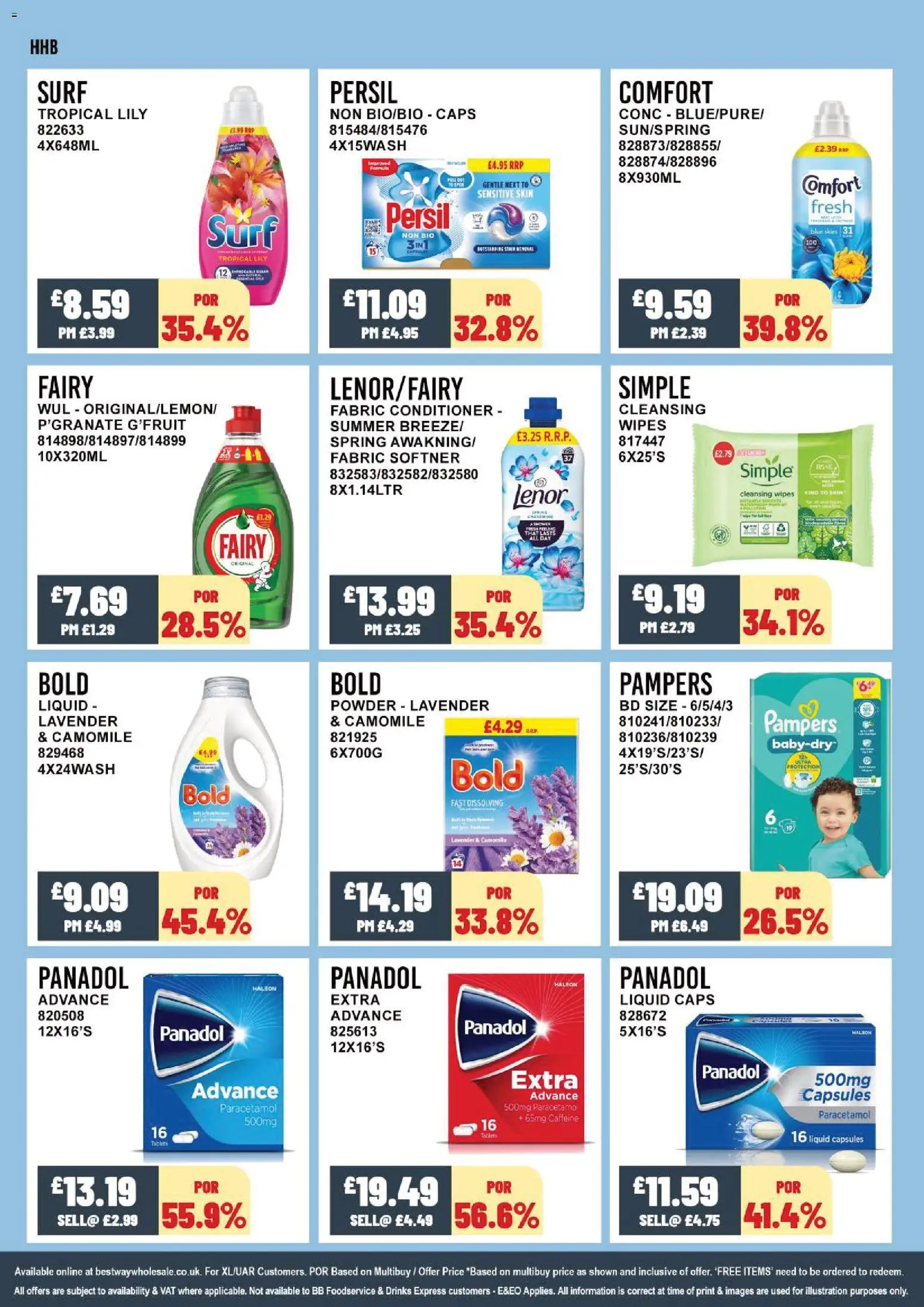 {H1} | Page: 16 | Products: Persil, Lenor, Conditioner, Lavender