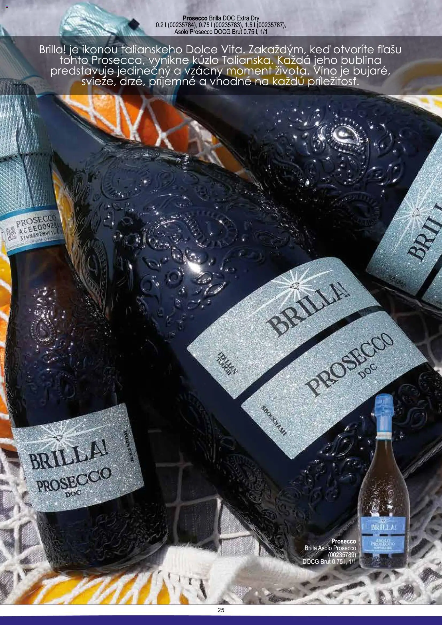 Nové KON - RAD akcie – leták je platný od 13.06.2026 | Strana: 25 | Produkty: Víno, Prosecco