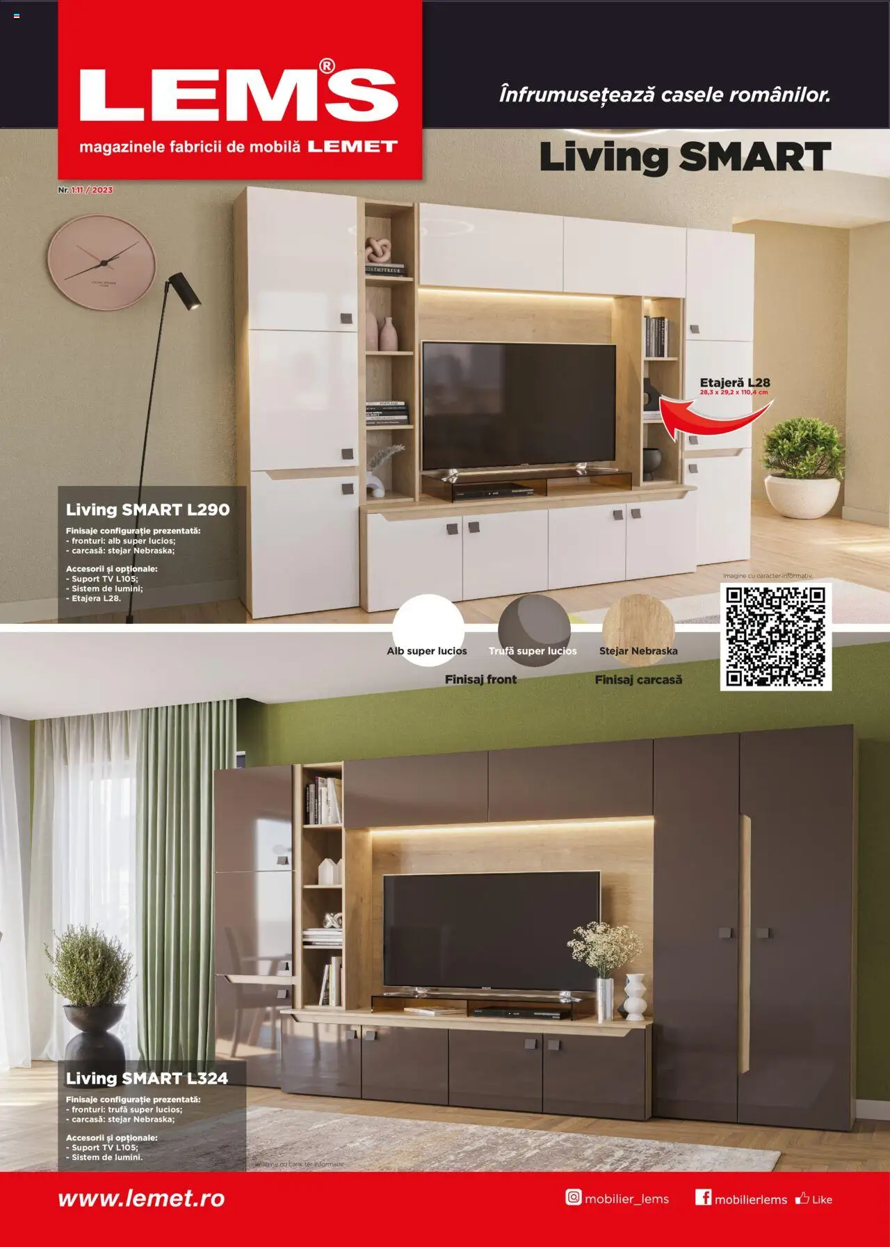 Lem’s catalog - Living-uri Smart și Smart Plus catalogue cover