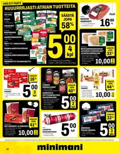 Minimani-mainoslehti voimassa 23/09/2026 alkaen | Sivu: 18 | Tuotteet: Meetvursti, Kana, Riisi, Hernekeitto