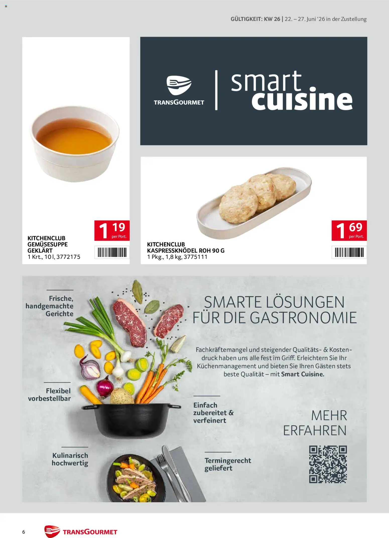 Transgourmet - Broschüre gültig ab 22.06.2026 | Seite: 6