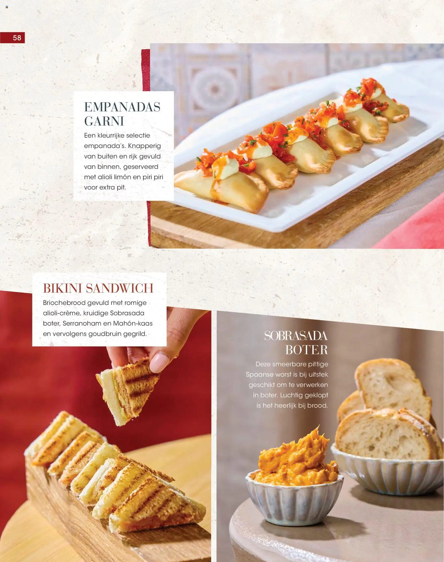 {H1} | Pagina: 58 | Producten: Boter, Sandwich, Worst