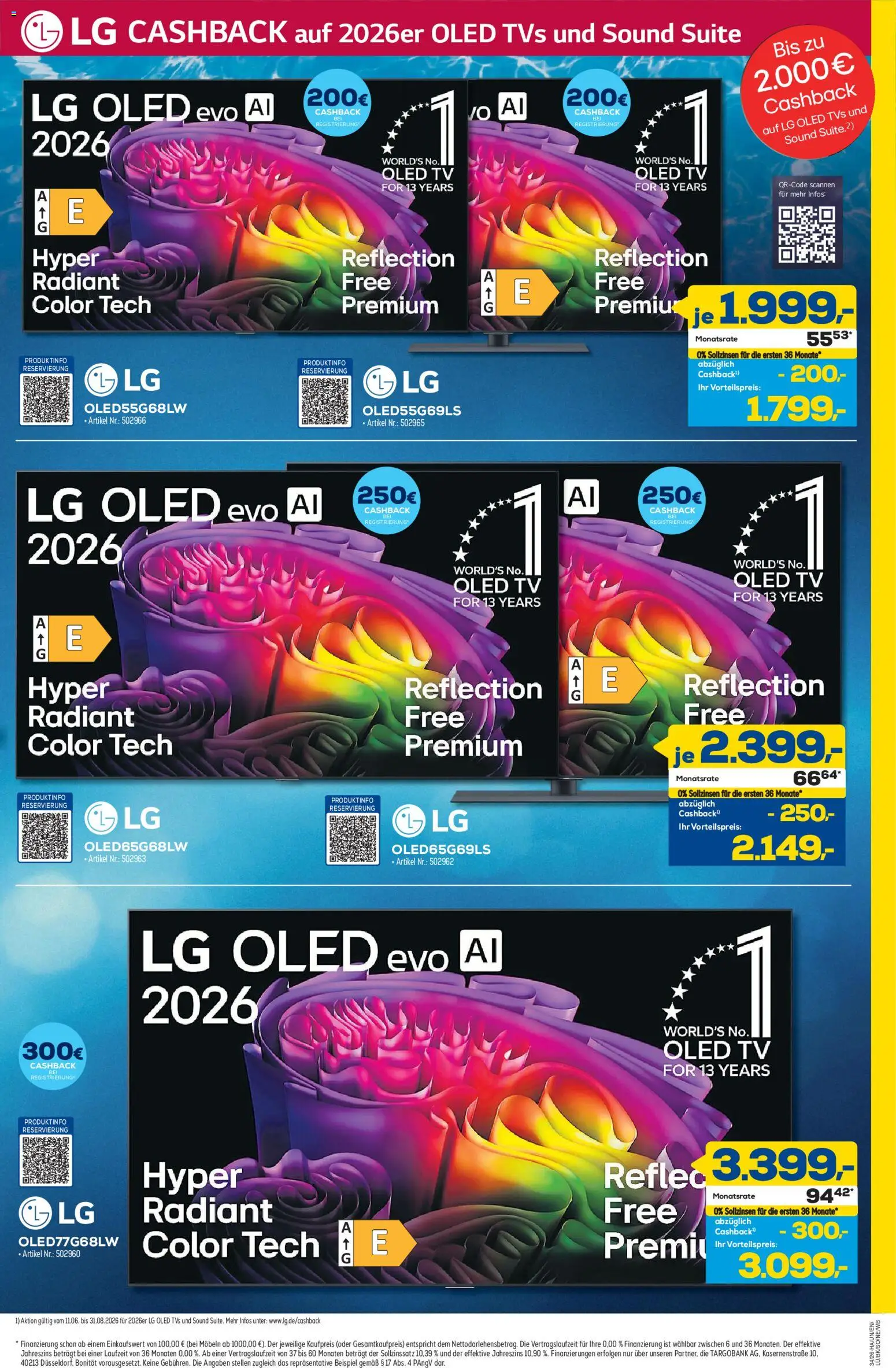 Euronics Prospekt Berlet – gültig ab 13.08.2026 | Seite: 3 | Produkte: LG, TV