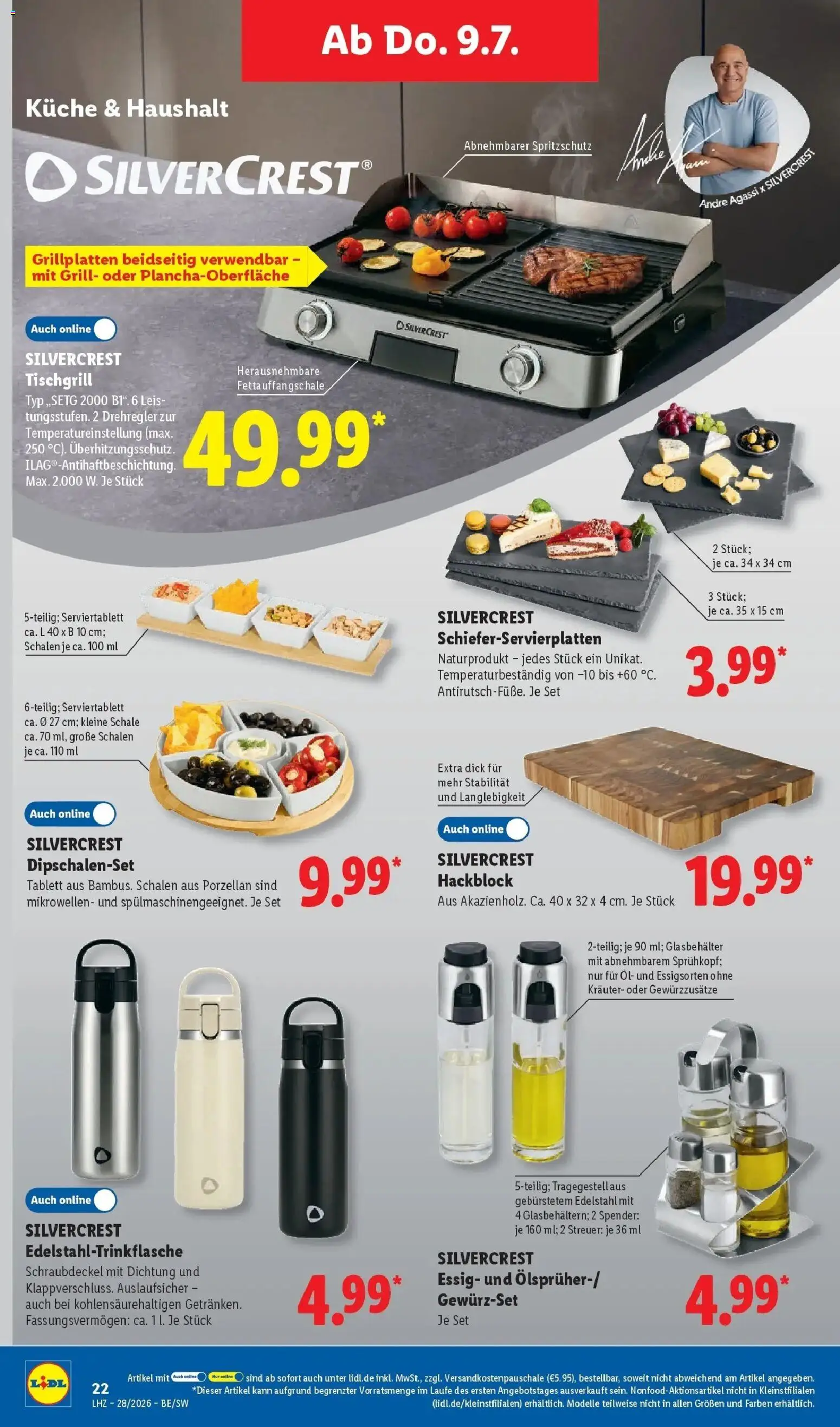 Lidl Prospekt Villingen-schwenningen – gültig ab 06.07.2026 | Seite: 40 | Produkte: Grill, Öl, Essig, Küche