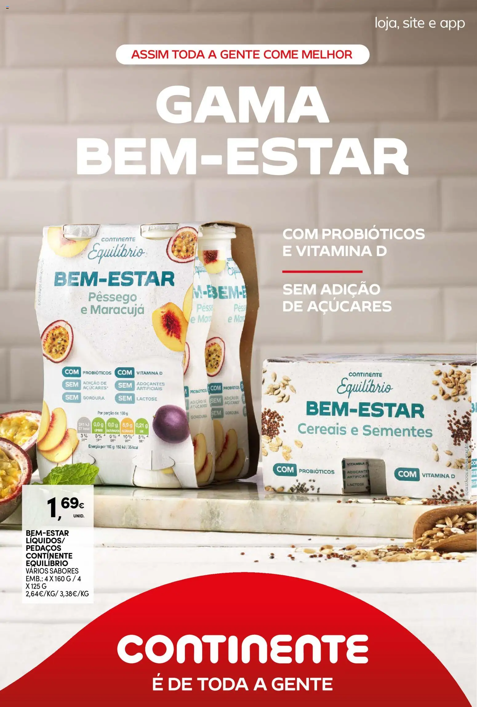 Continente Semanal Continente Bom Dia │ válido de 14/07/2026 | Página: 17 | Produtos: Probióticos, Vitamina d, Cereais