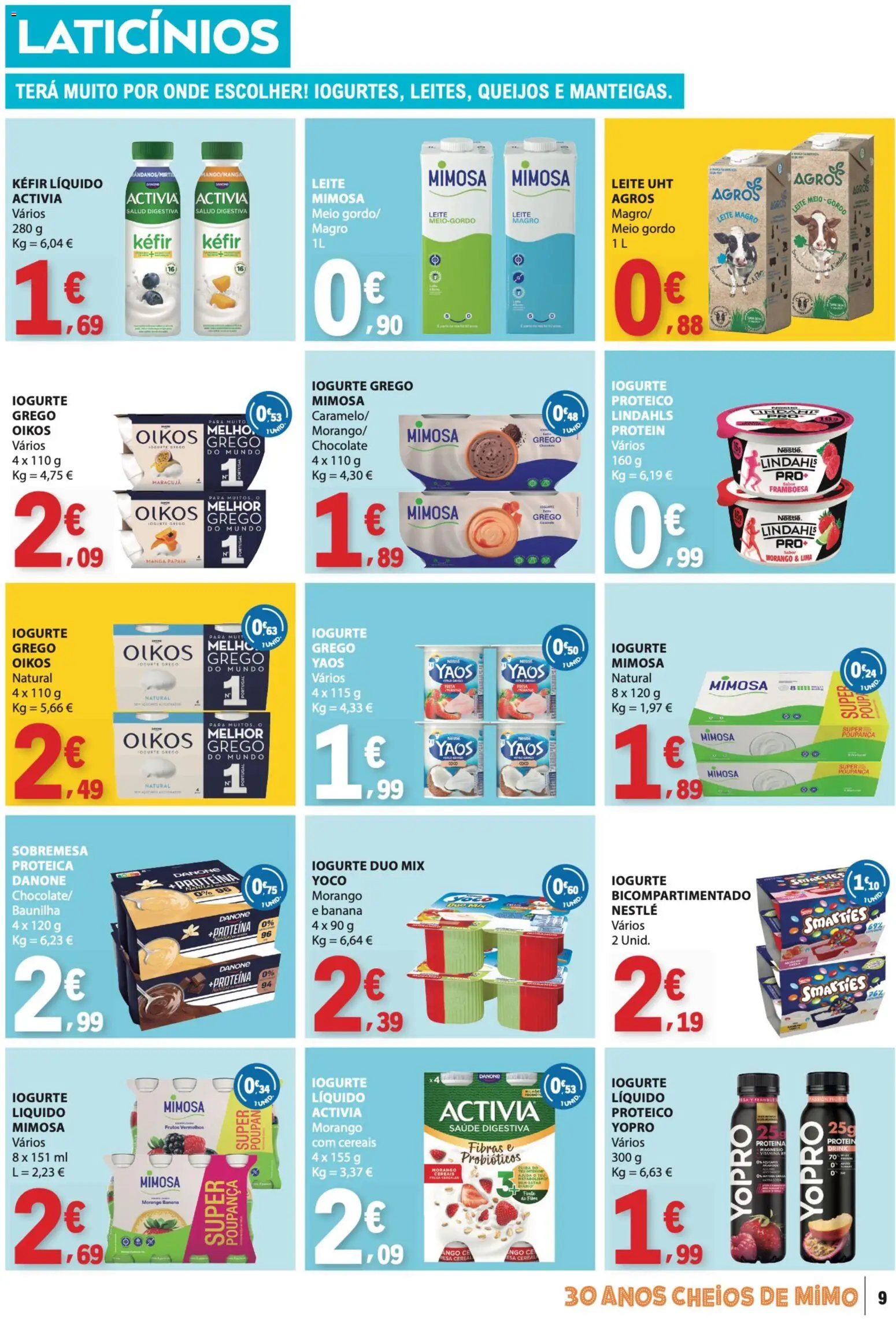E.Leclerc folheto │ válido de 28.05.2026 | Página: 9 | Produtos: Banana, Leite, Nestlé, Cereais