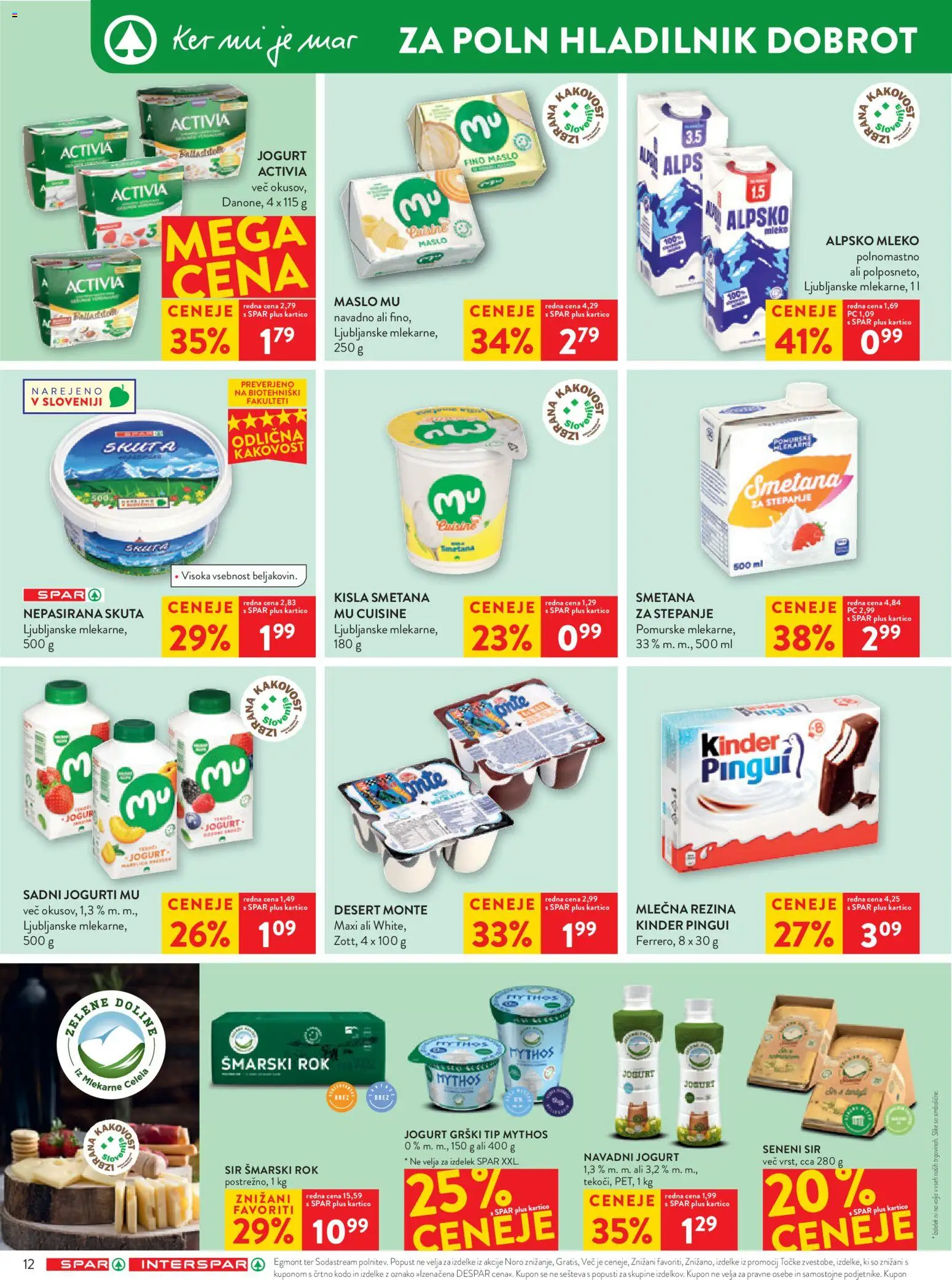 Novi Spar katalog ponudbe – veljaven od 21.10.2026 | Stran: 22